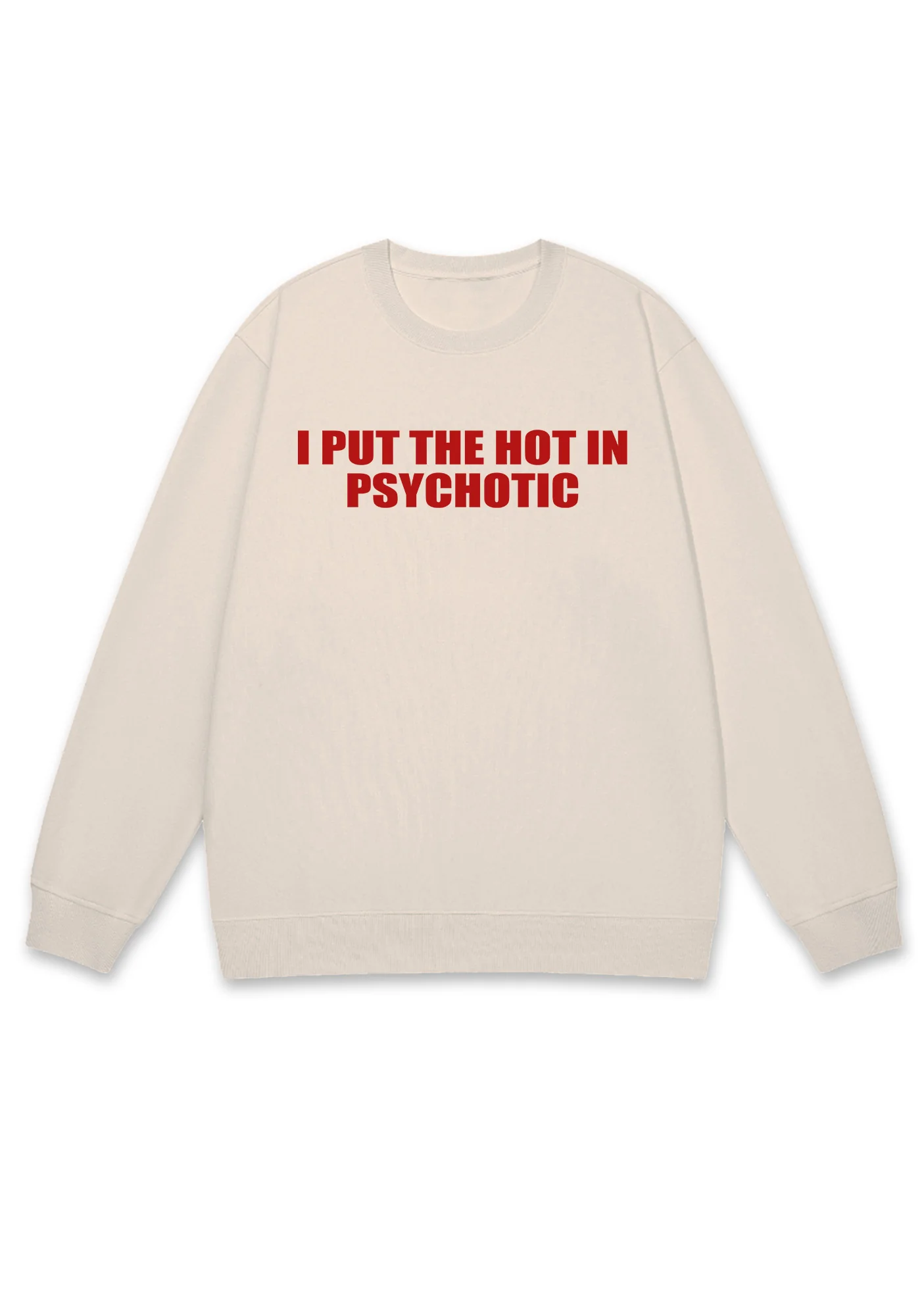 I Put The Hot In Psychotic Y2K Sweatshirt - Image 5