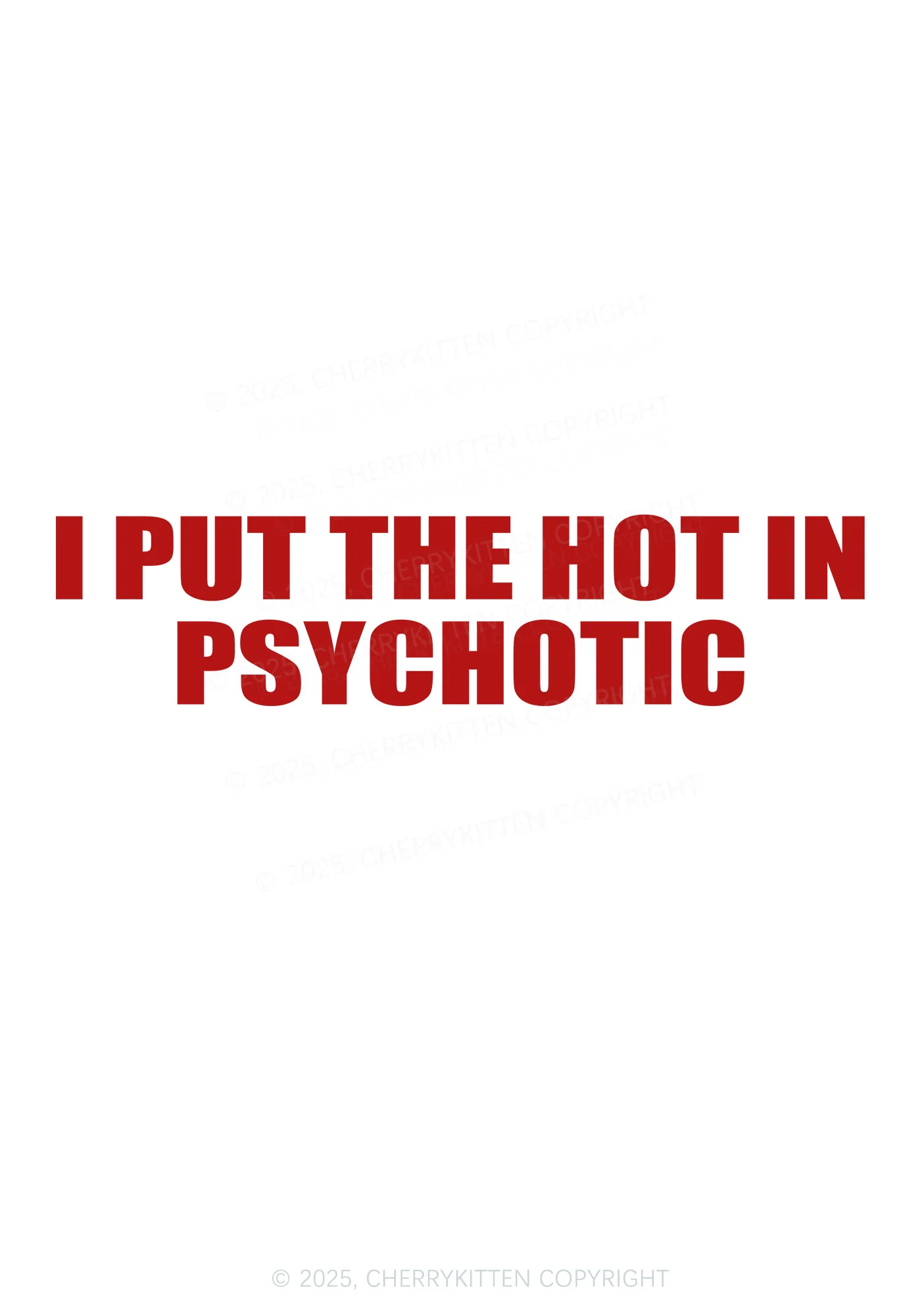 I Put The Hot In Psychotic Y2K Bikini String Thong Cherrykitten - Image 2