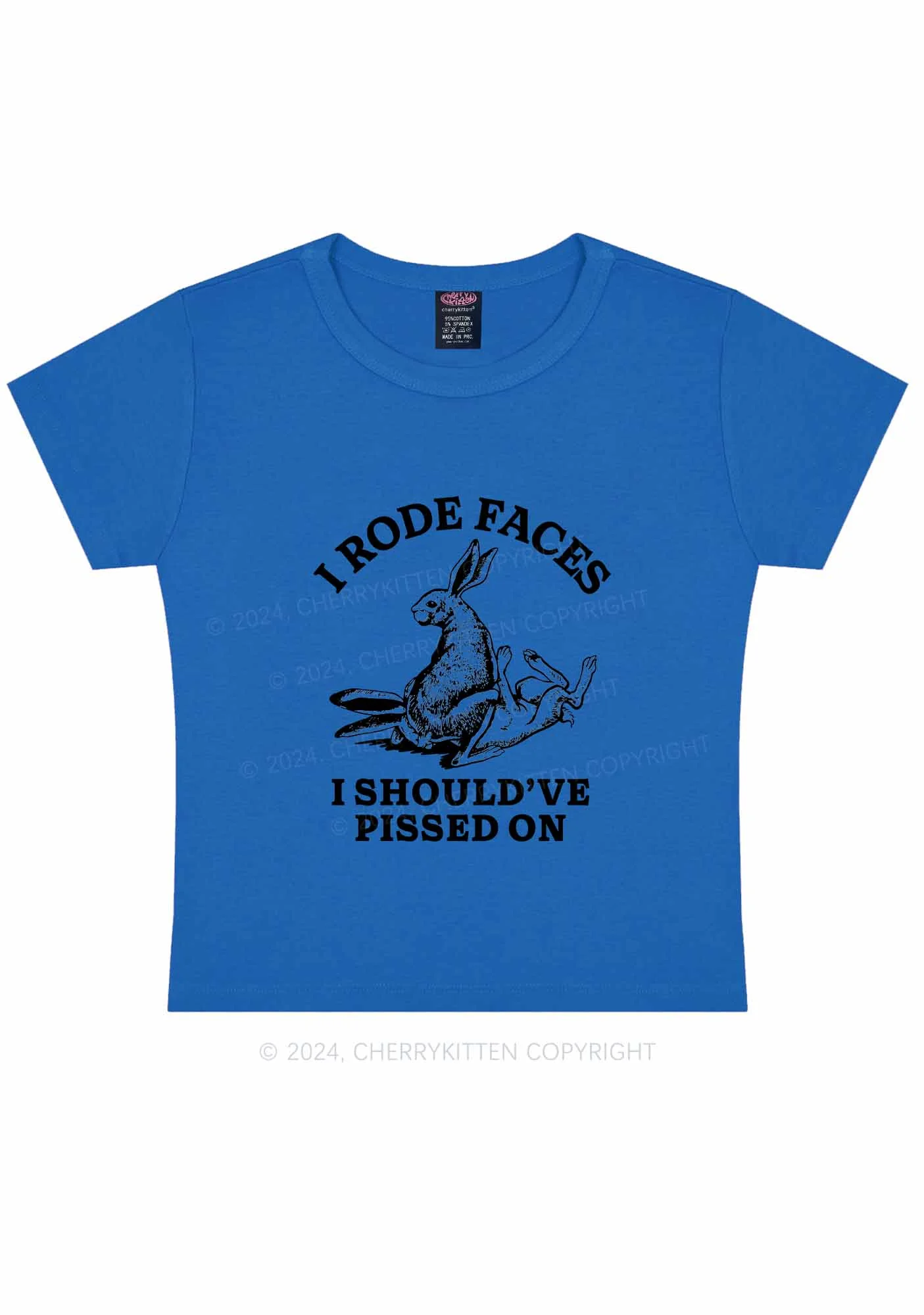 I Should've Pissed On Y2K Baby Tee Cherrykitten - Image 11