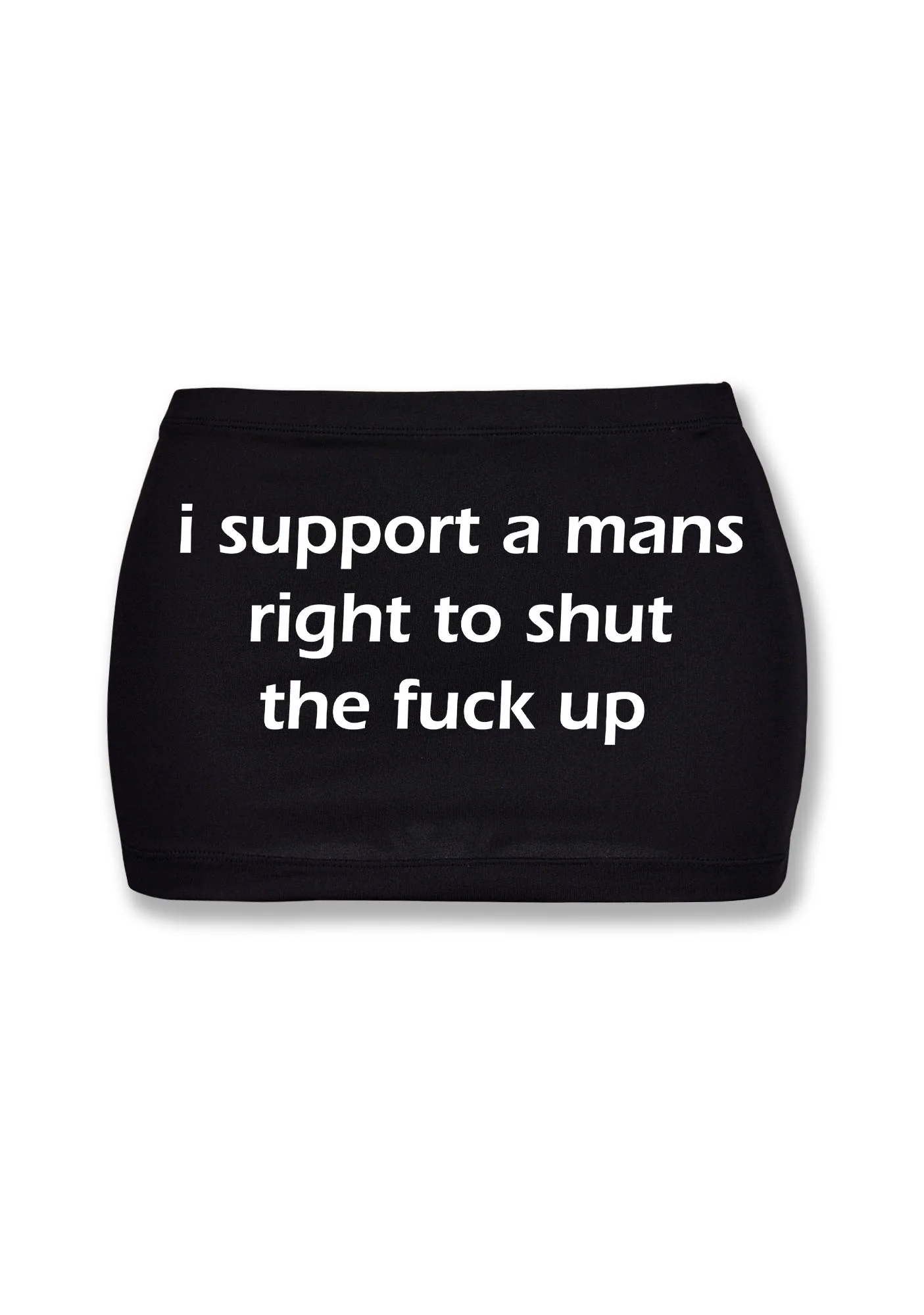 I Support A Mans Right Y2K Mini Hip Skirt Cherrykitten - Image 2