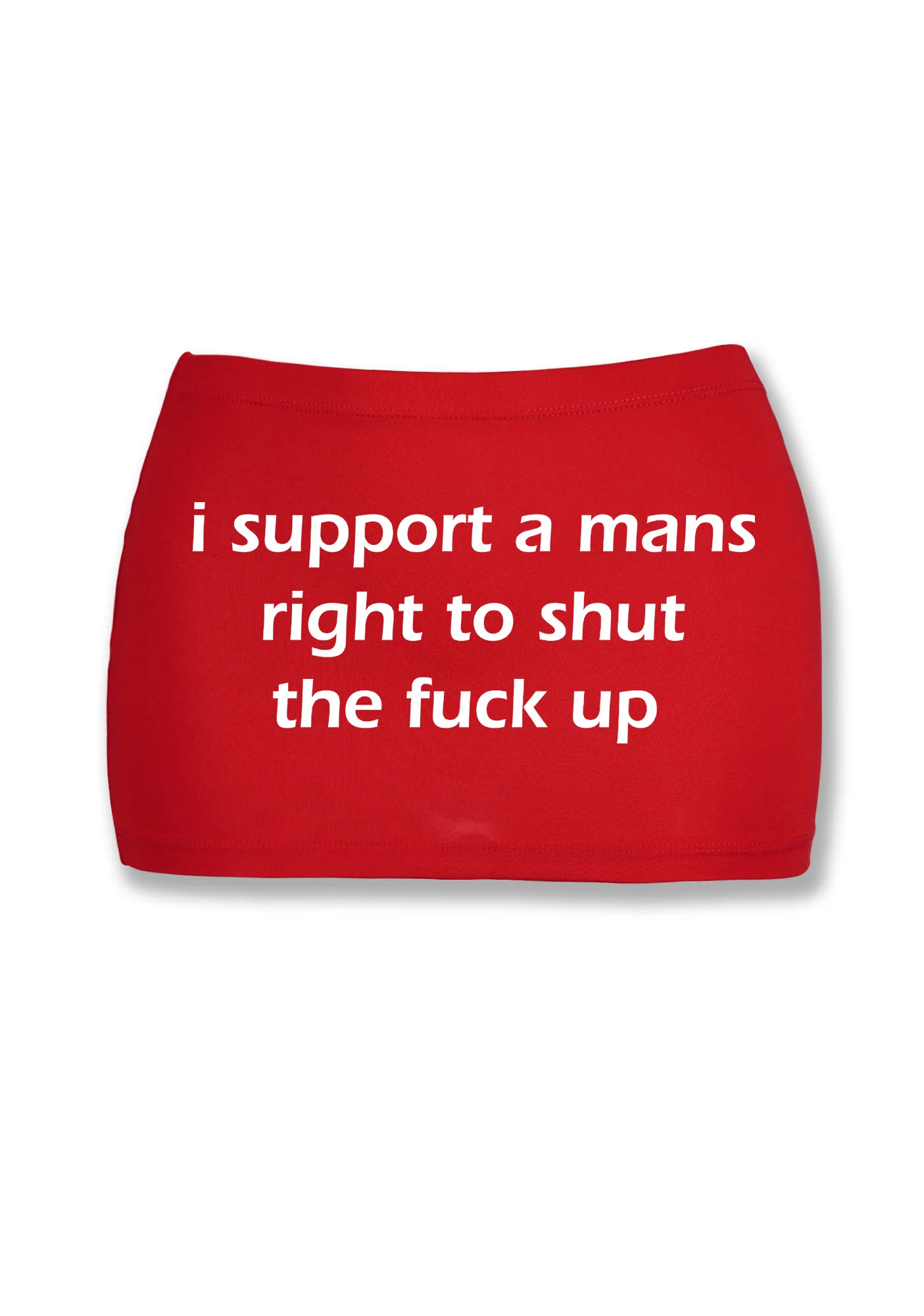 I Support A Mans Right Y2K Mini Hip Skirt Cherrykitten - Image 3