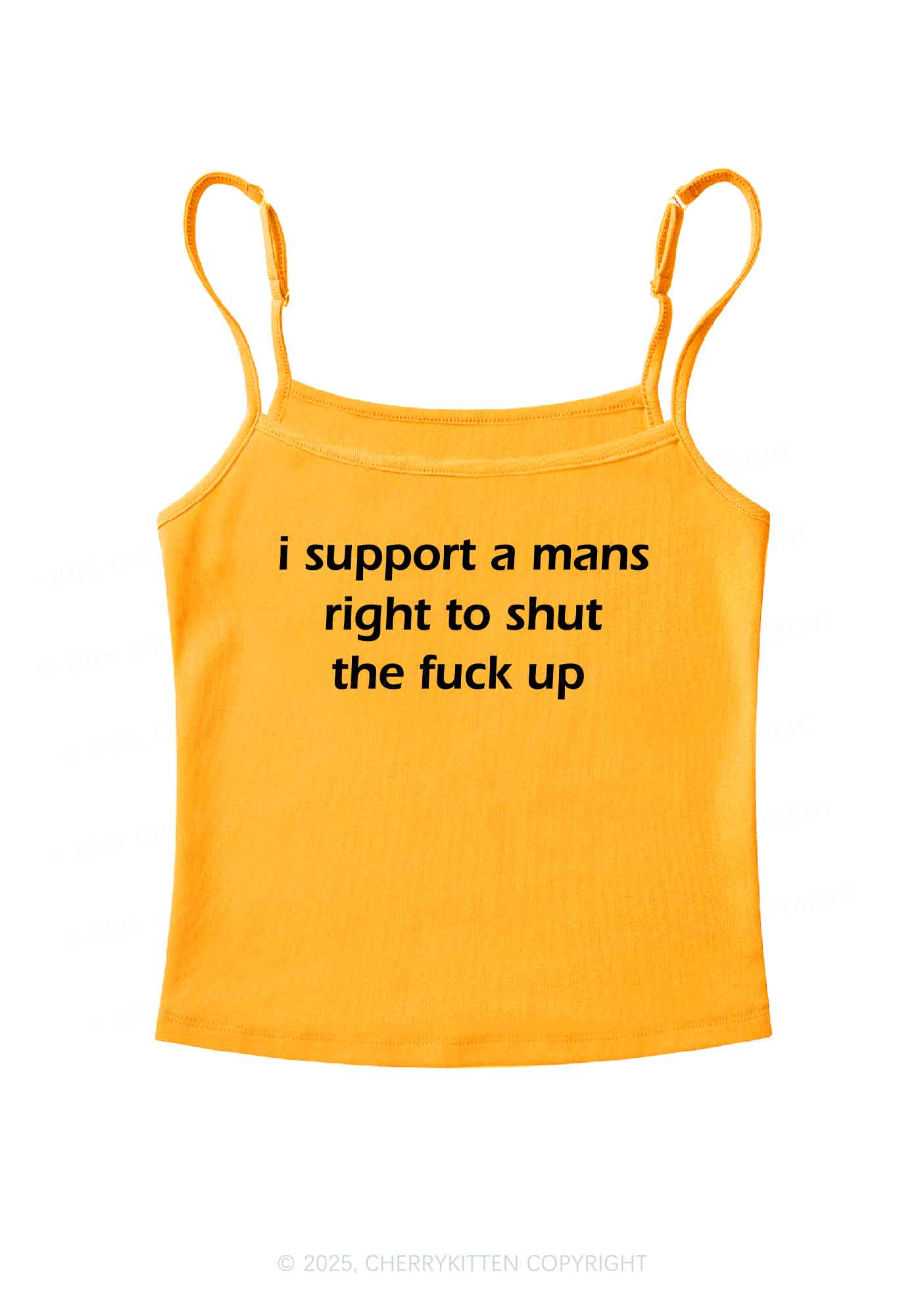 I Support A Mans Right Y2K Spaghetti Strap Cami Cherrykitten - Image 7