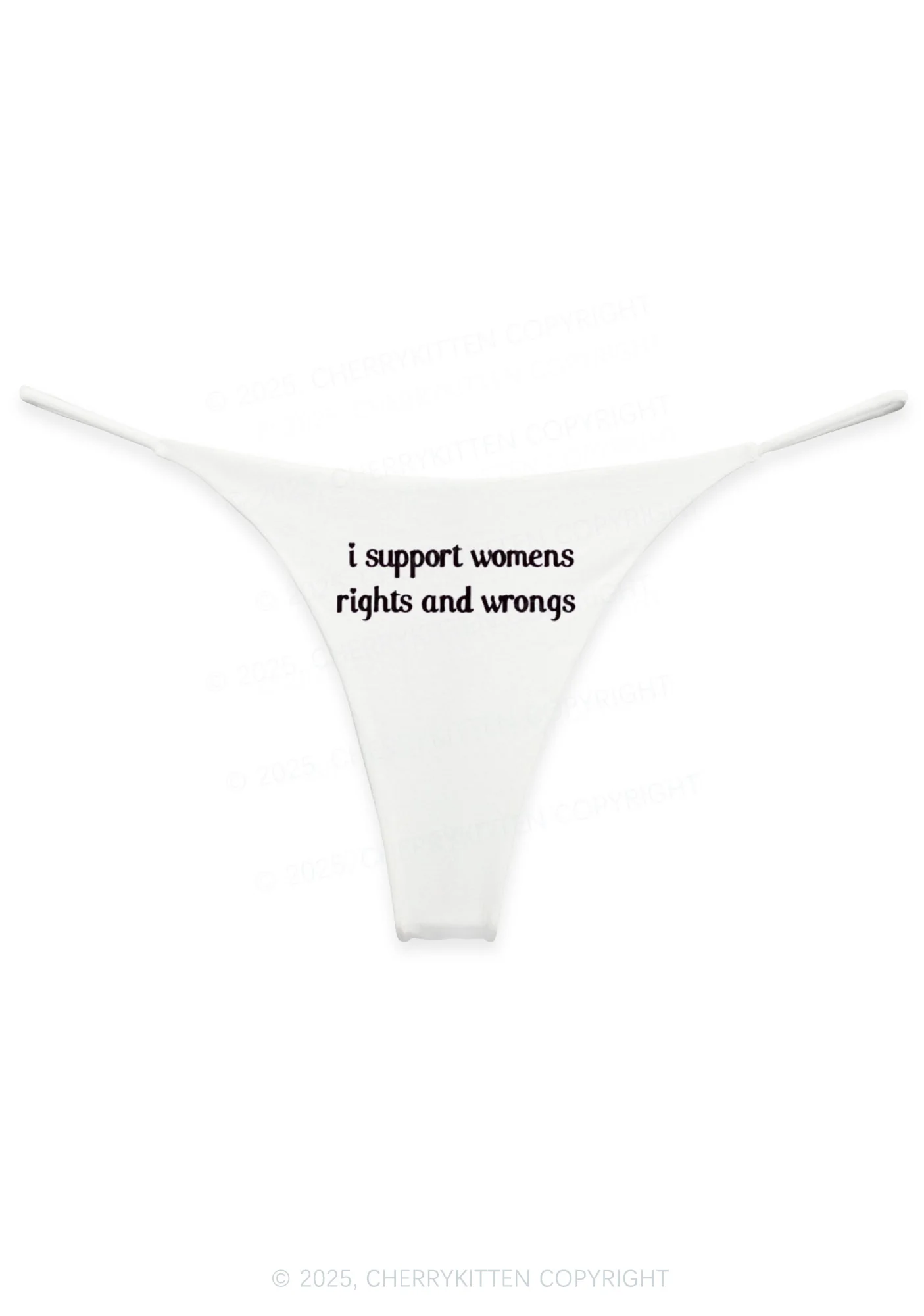I Support Women Y2K Bikini String Thong Cherrykitten - Image 6