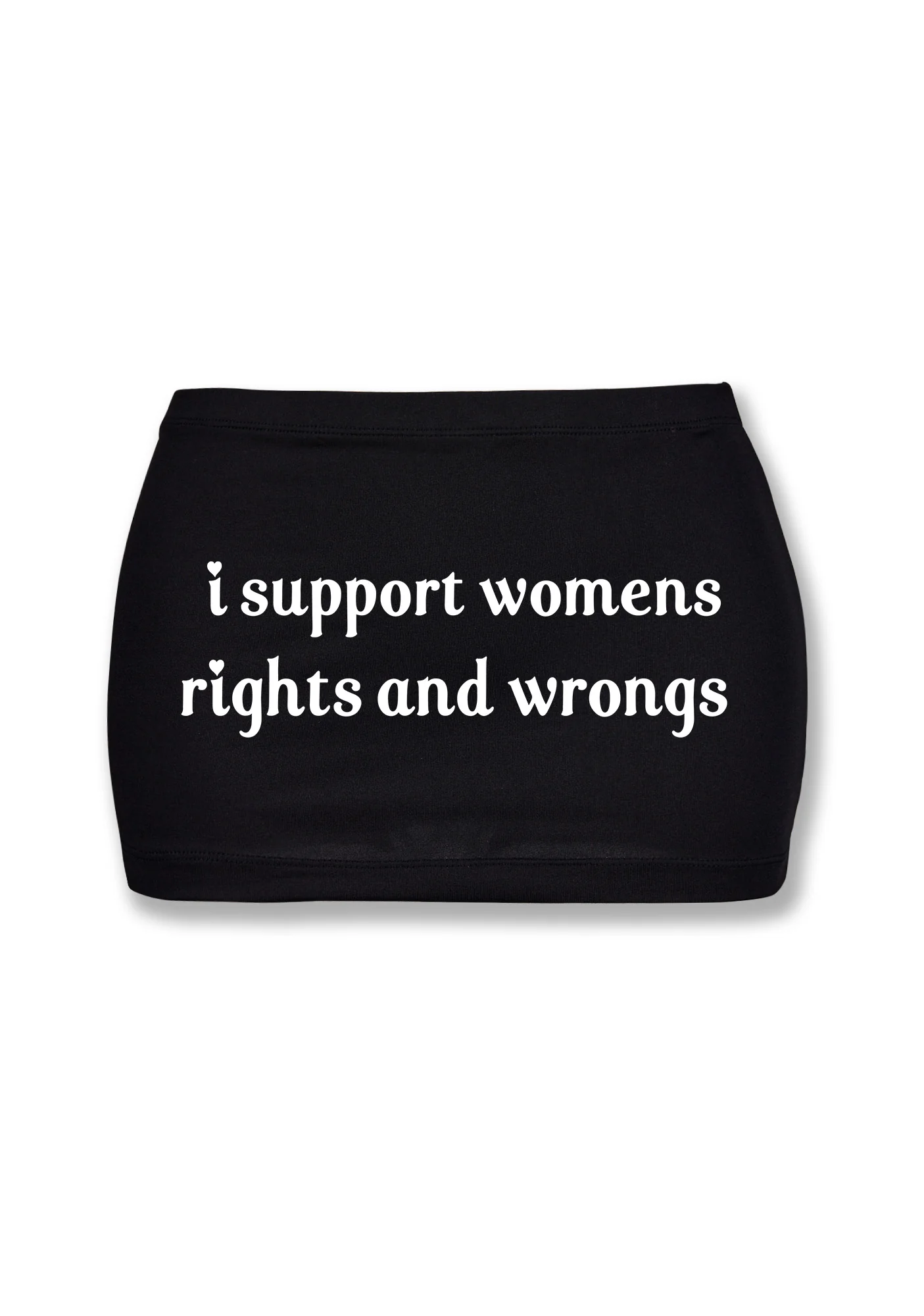 I Support Women Y2K Mini Hip Skirt Cherrykitten - Image 2