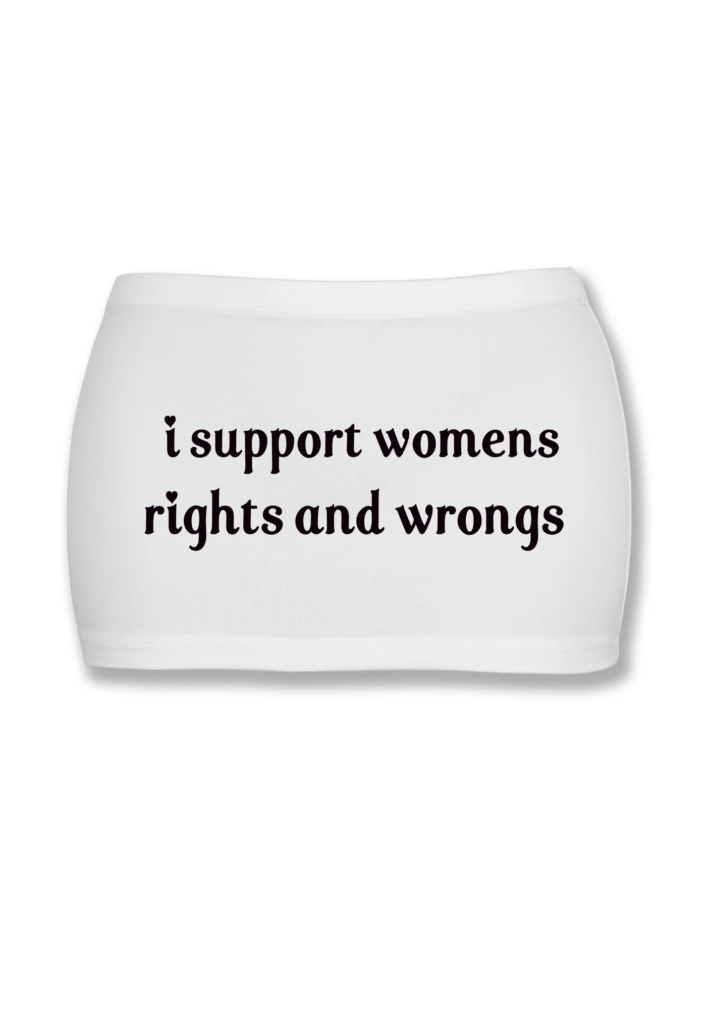 I Support Women Y2K Mini Hip Skirt Cherrykitten - Image 3