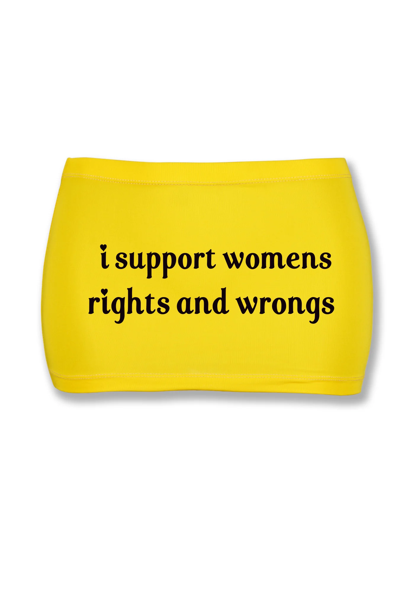 I Support Women Y2K Mini Hip Skirt Cherrykitten - Image 4