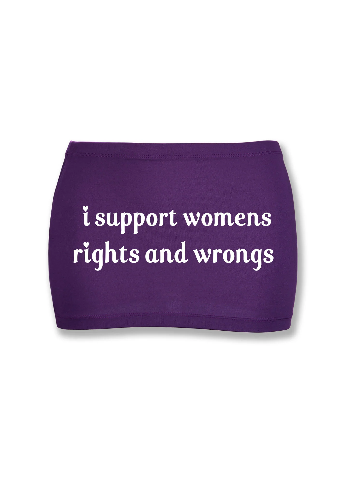 I Support Women Y2K Mini Hip Skirt Cherrykitten - Image 5