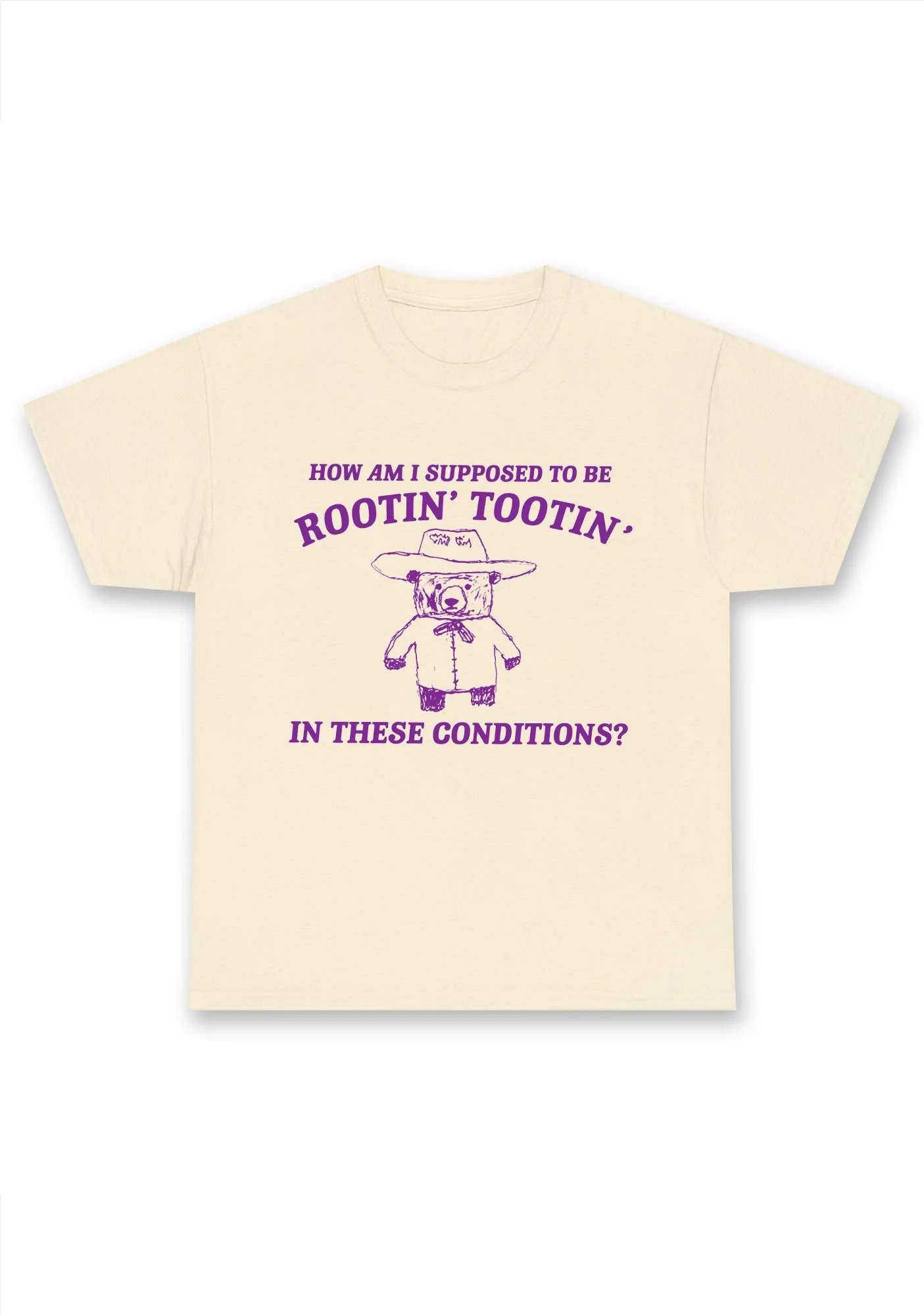 I Supposed To Be Rootin' Tootin' Chunky Shirt - Image 3