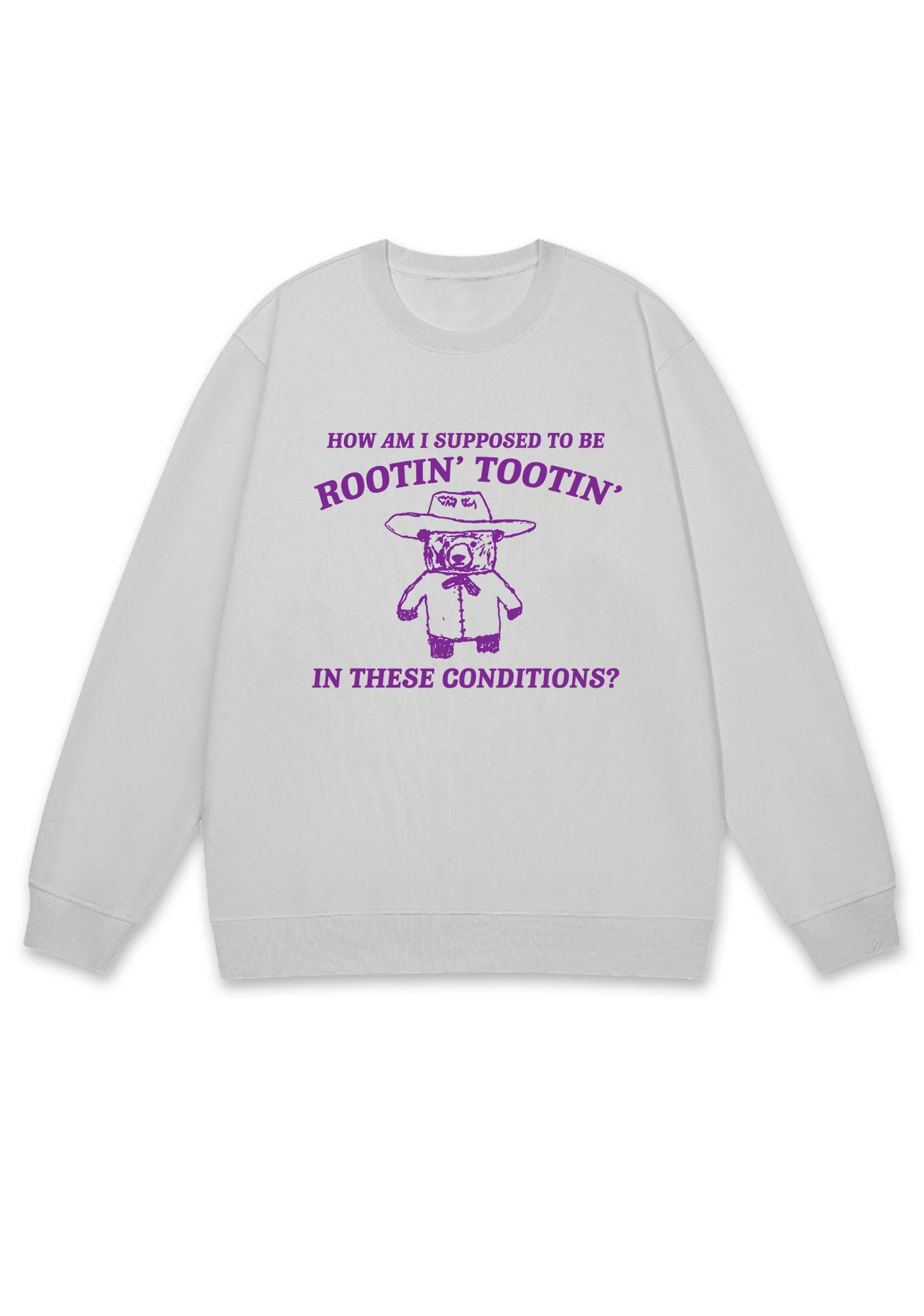 I Supposed To Be Rootin' Tootin' Y2K Sweatshirt - Image 5