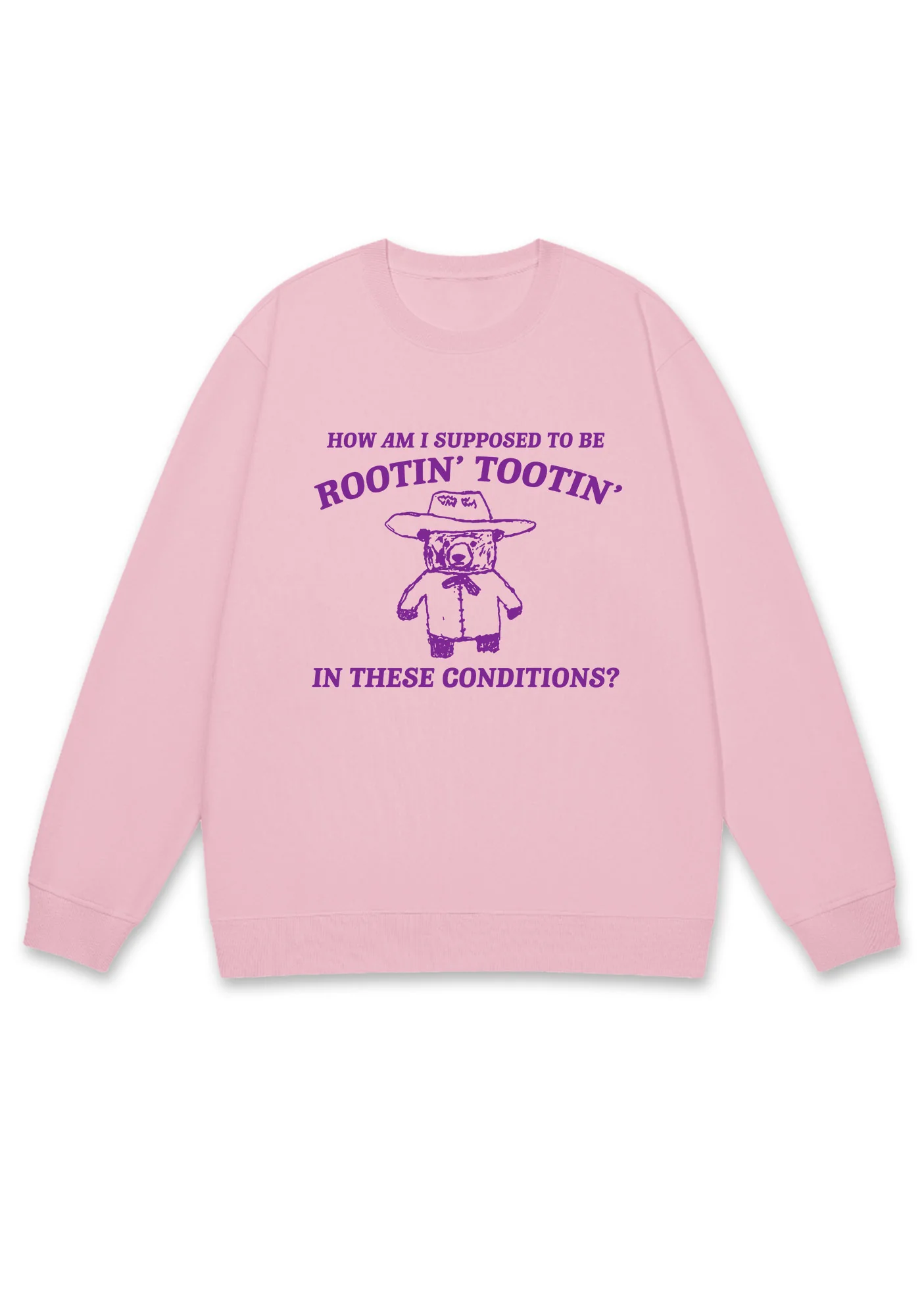 I Supposed To Be Rootin' Tootin' Y2K Sweatshirt - Image 6
