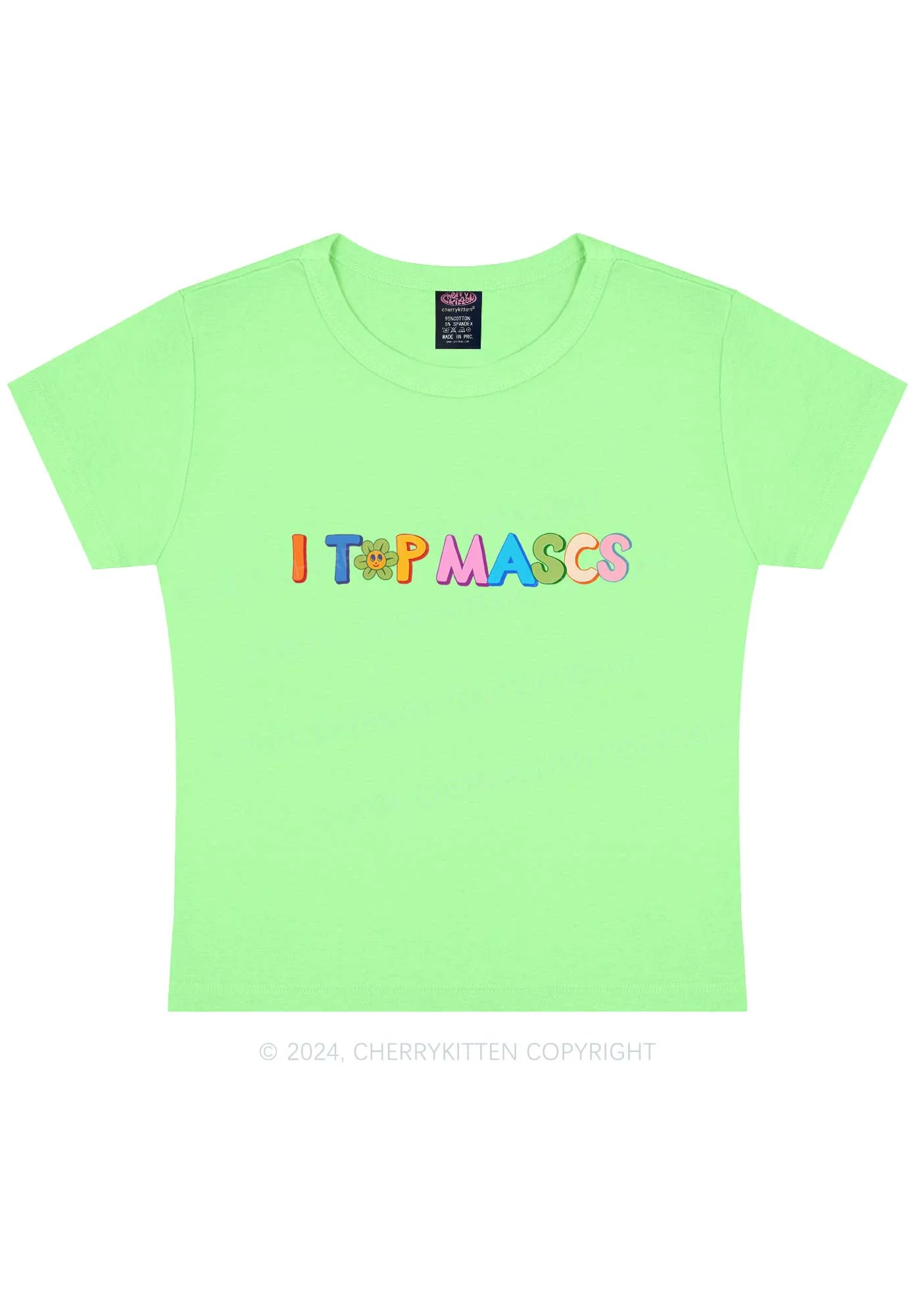 I Top Mascs Y2K Baby Tee Cherrykitten - Image 12