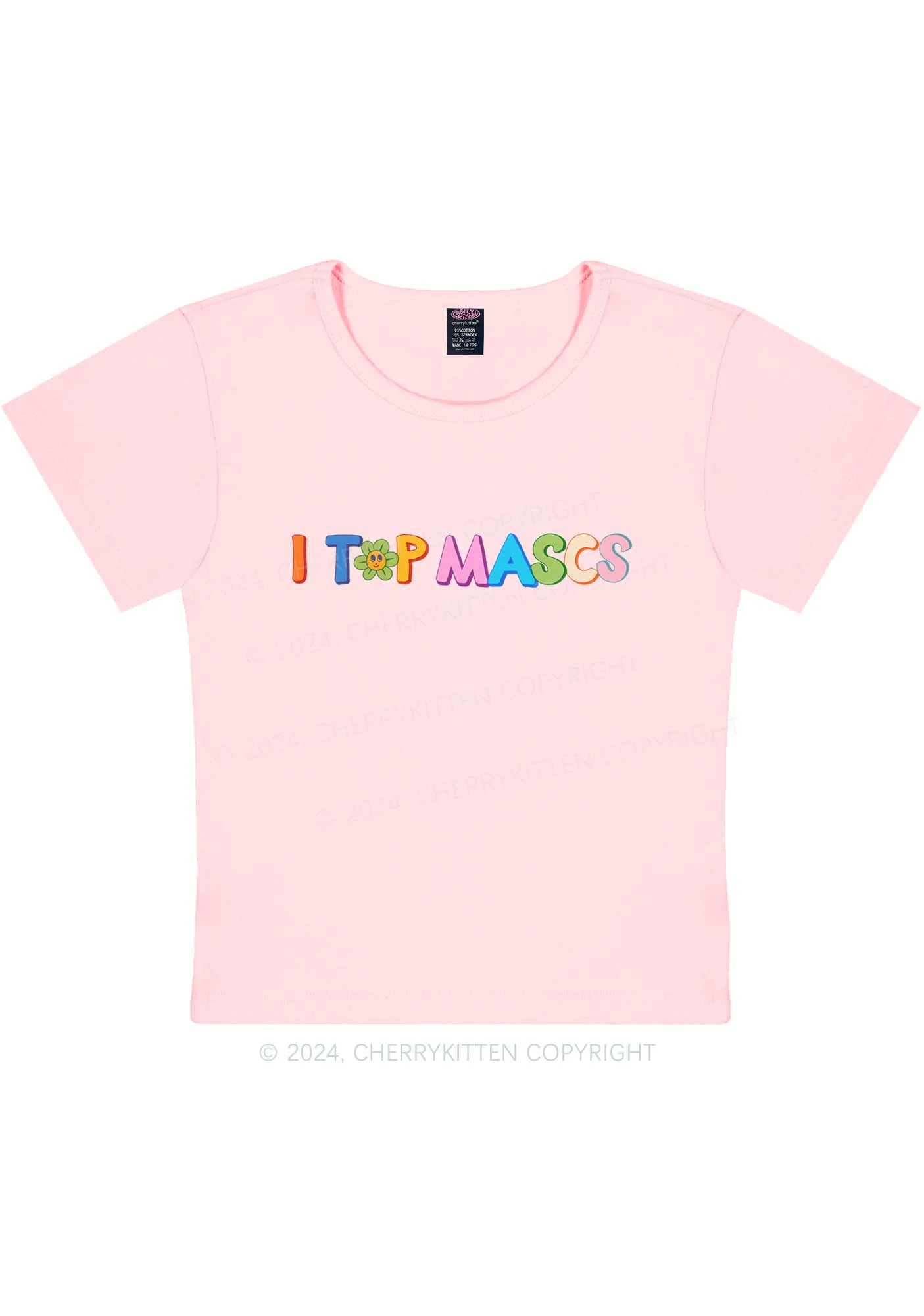 I Top Mascs Y2K Baby Tee Cherrykitten - Image 8