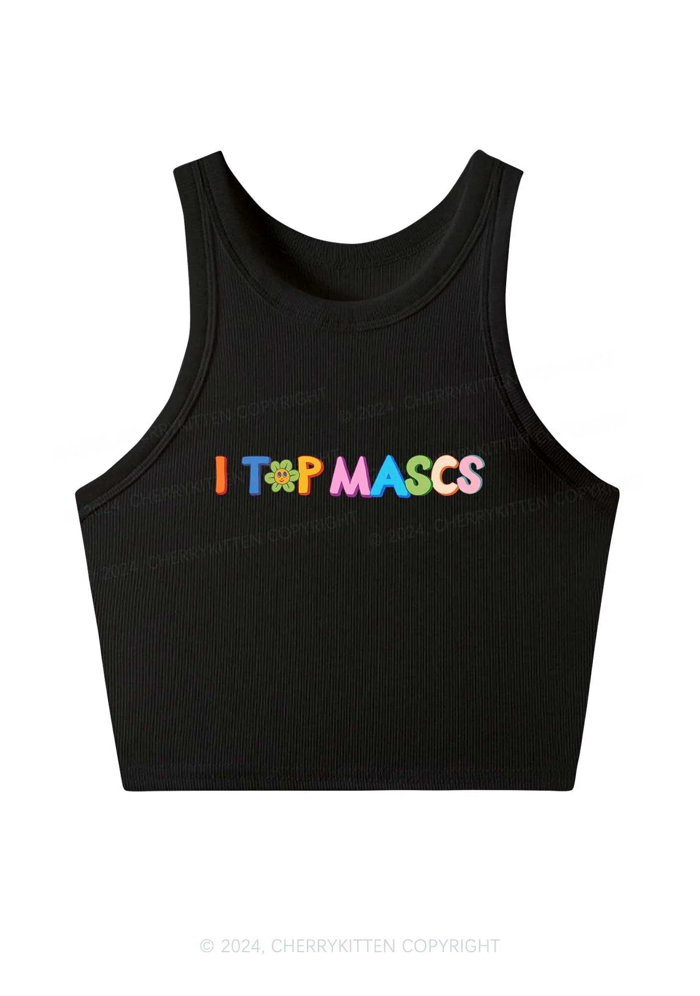 I Top Mascs Y2K Crop Tank Top Cherrykitten - Image 2