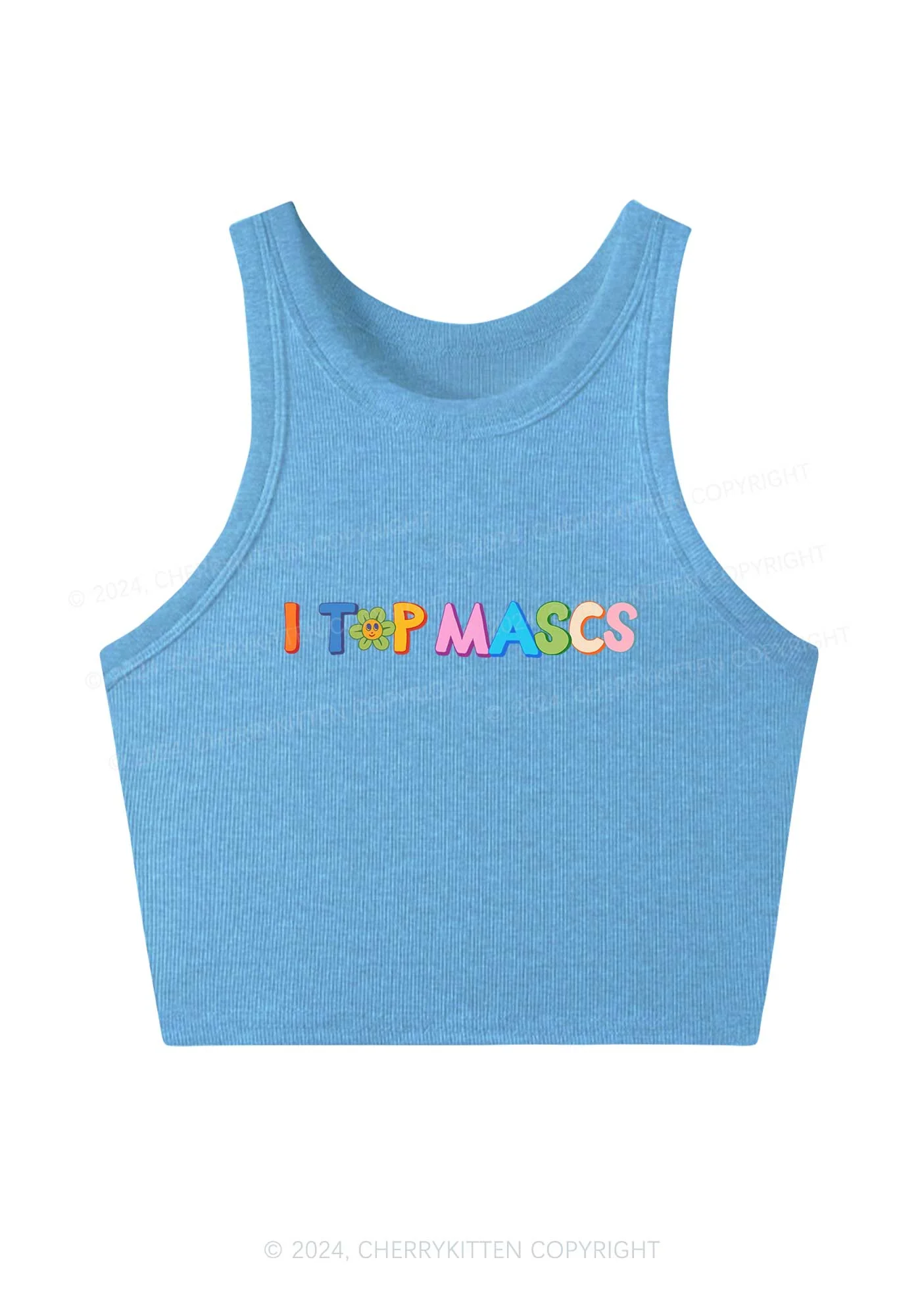 I Top Mascs Y2K Crop Tank Top Cherrykitten - Image 4