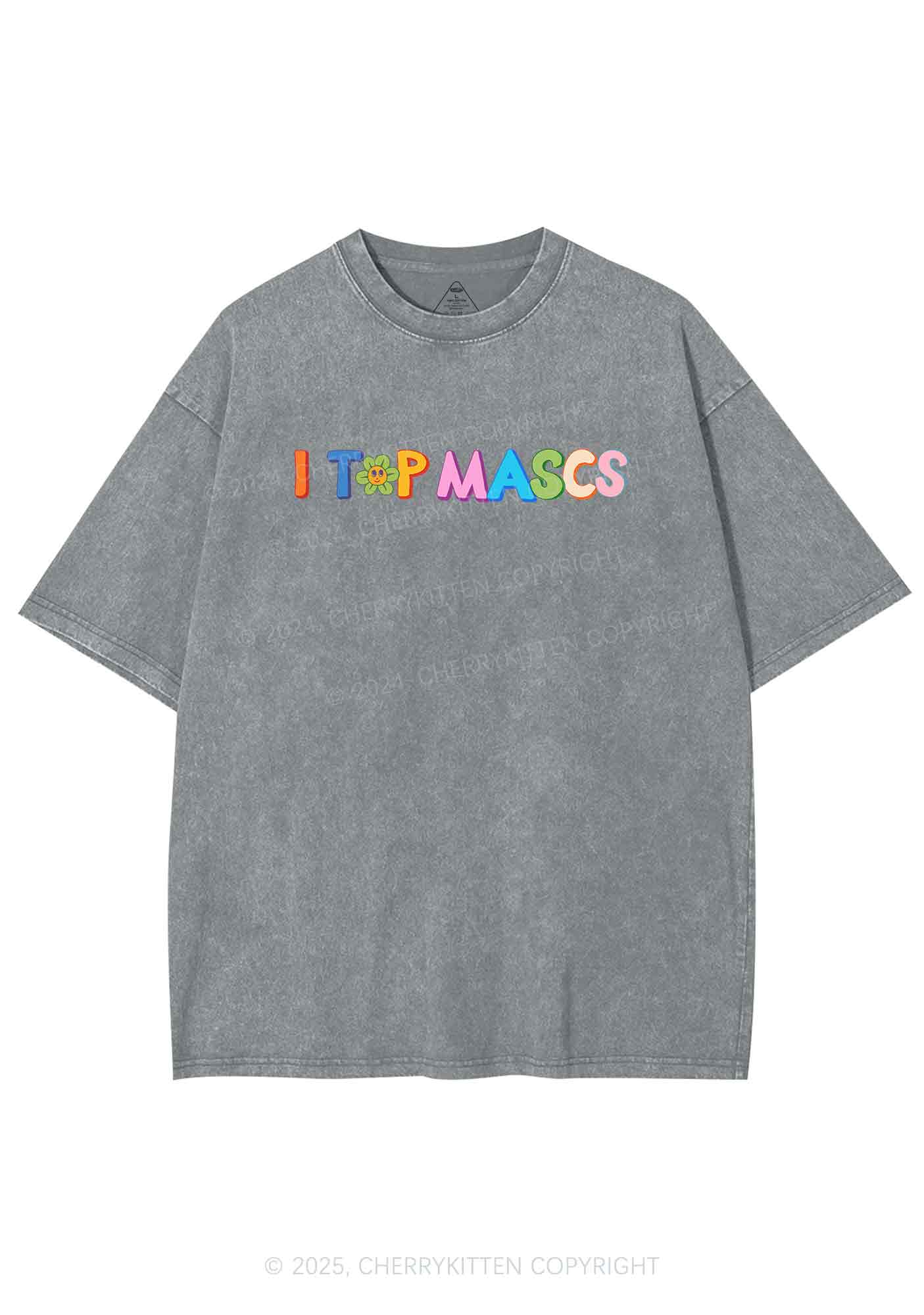 I Top Mascs Y2K Washed Tee Cherrykitten - Image 6