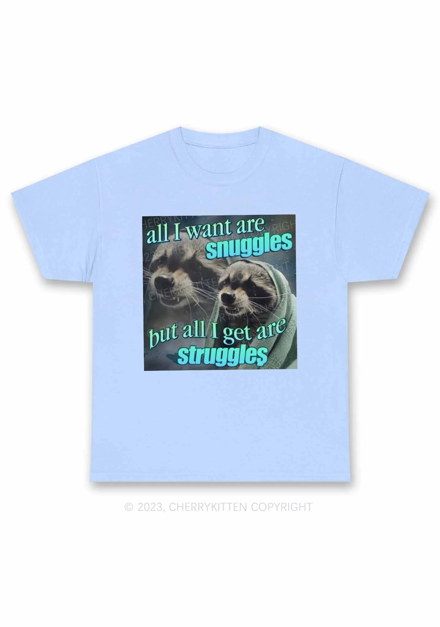 I Want Snuggles Y2K Chunky Shirt Cherrykitten - Image 8
