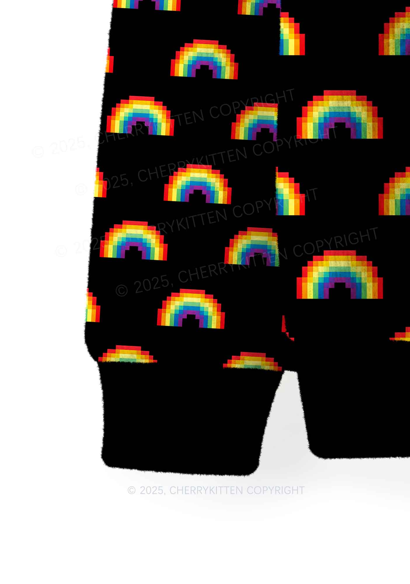 I Was Gay Pride Y2K Christmas Knit Sweatshirt Cherrykitten - Image 6