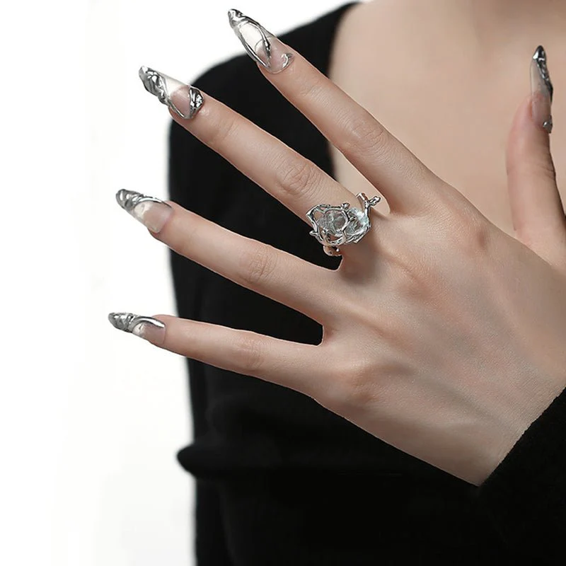 Ice Blue Gem Ring - Image 2