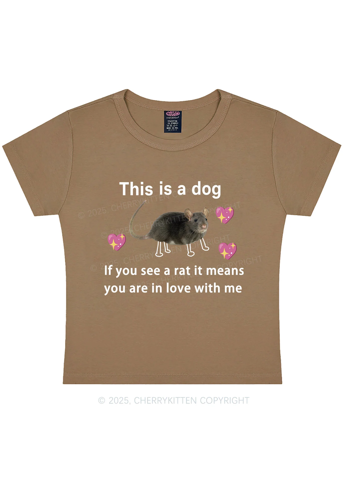 If You See Rat Y2K Baby Tee Cherrykitten - Image 10