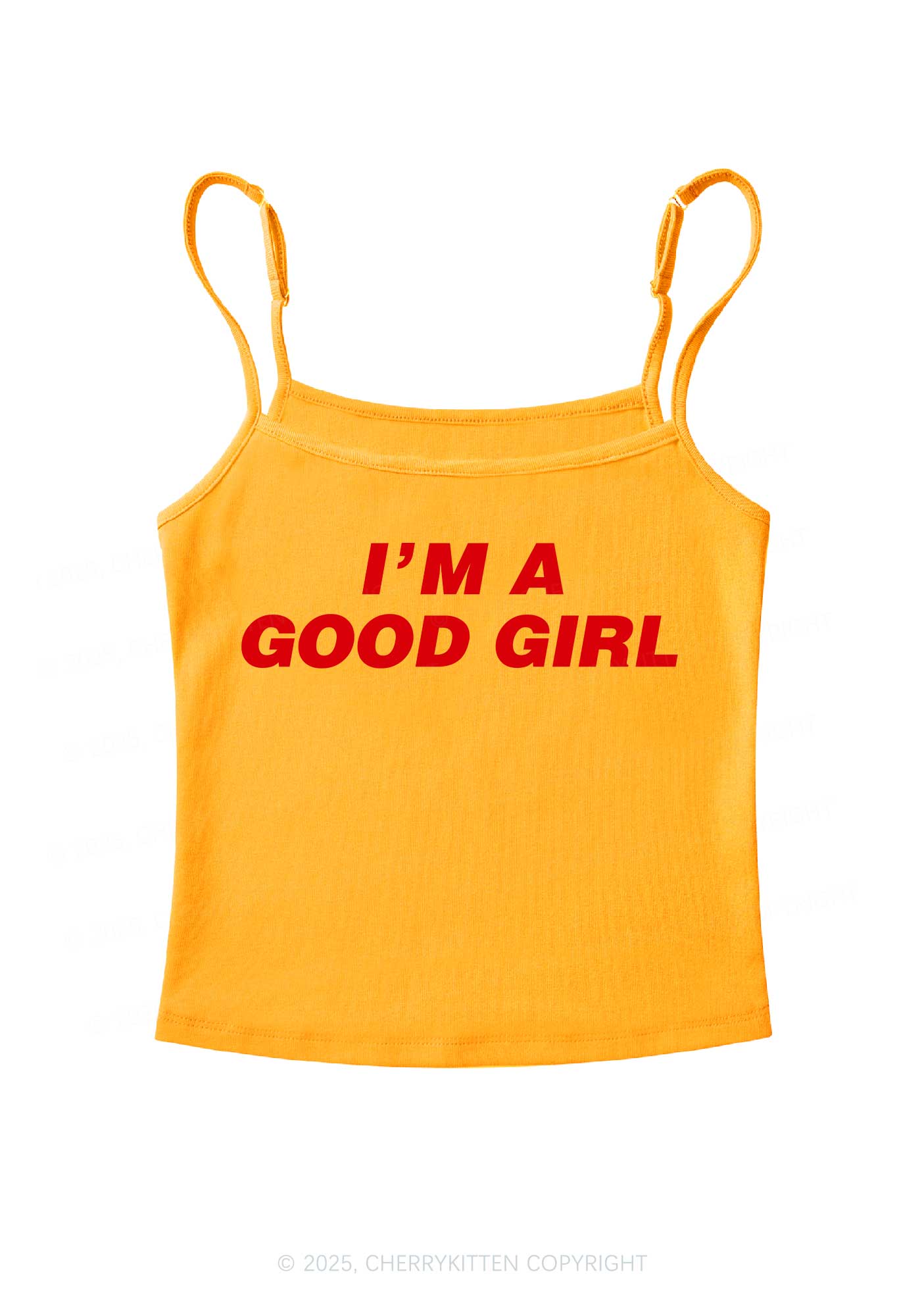 Im A Good Girl Y2K Spaghetti Strap Cami Cherrykitten - Image 7