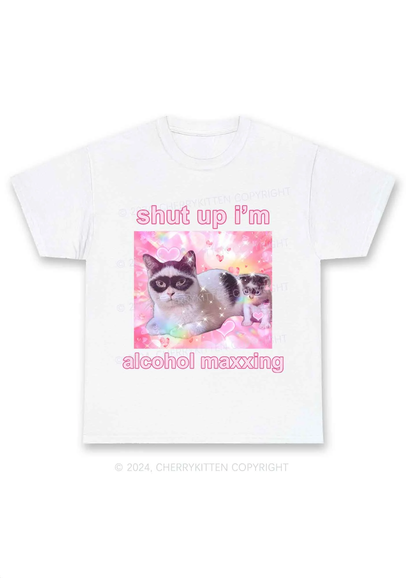 I'm Alcohol Maxxing Y2K Chunky Shirt Cherrykitten - Image 4
