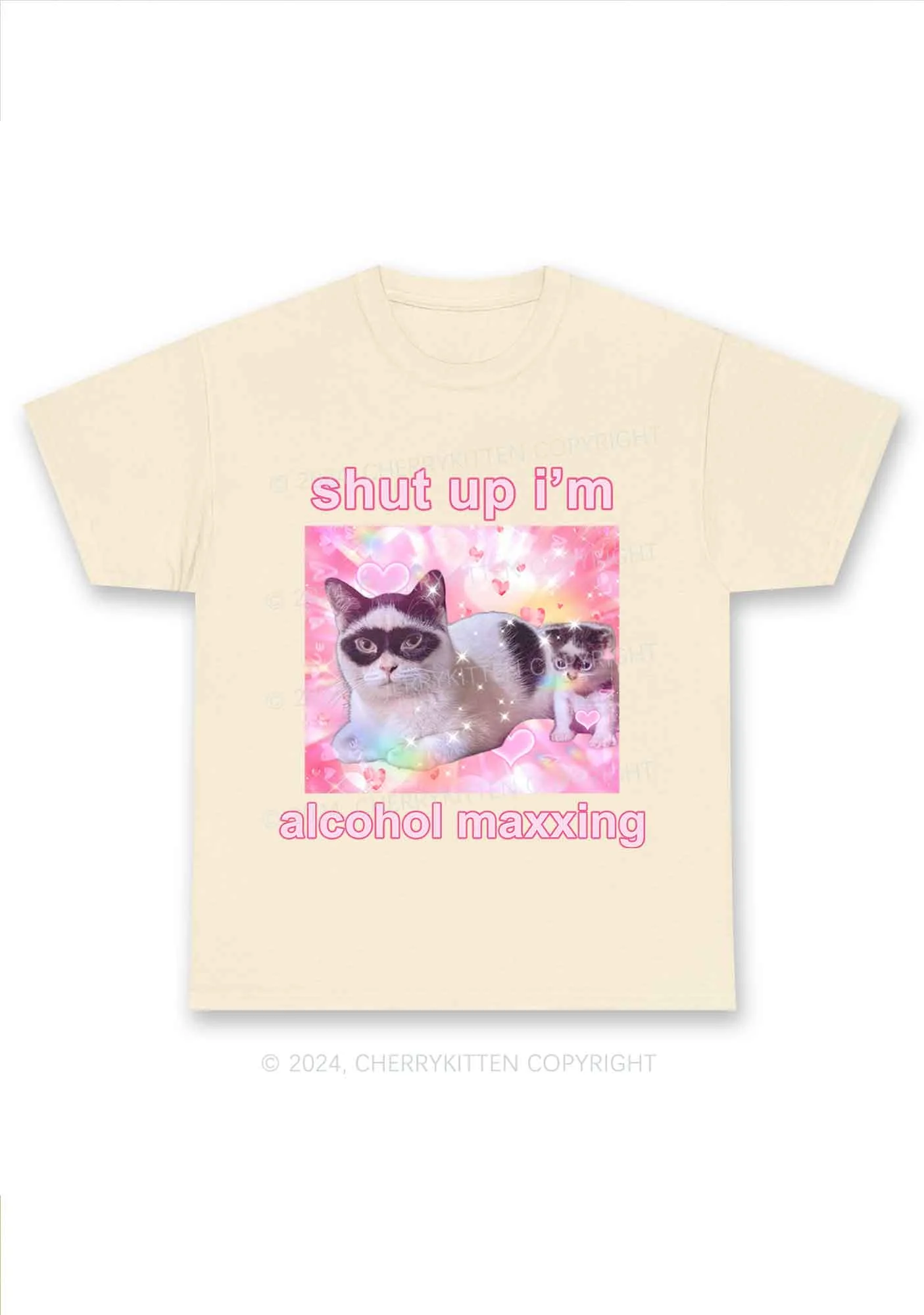 I'm Alcohol Maxxing Y2K Chunky Shirt Cherrykitten - Image 5