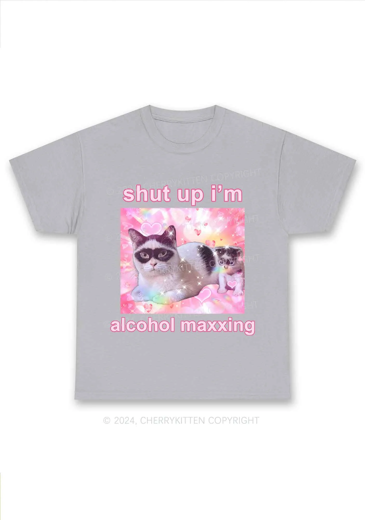 I'm Alcohol Maxxing Y2K Chunky Shirt Cherrykitten - Image 7