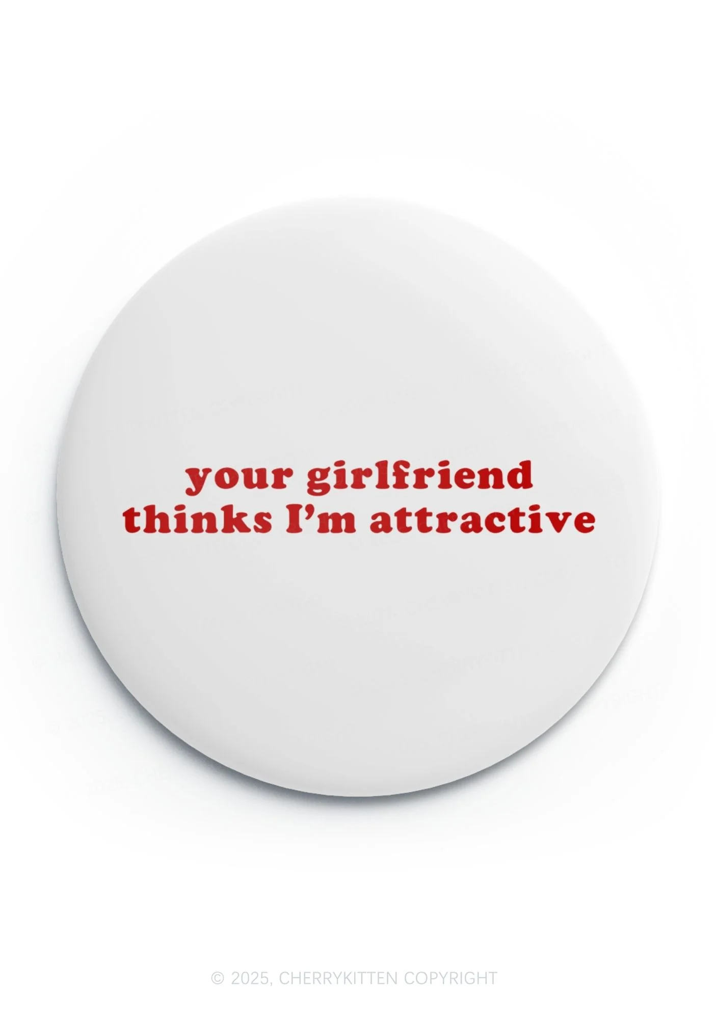 Im Attractive Pride 1Pc Y2K Pin Badge Cherrykitten - Image 3