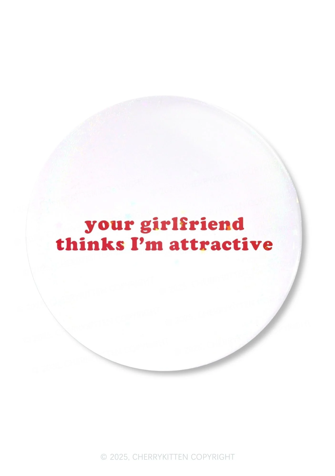 Im Attractive Pride 1Pc Y2K Pin Badge Cherrykitten - Image 4