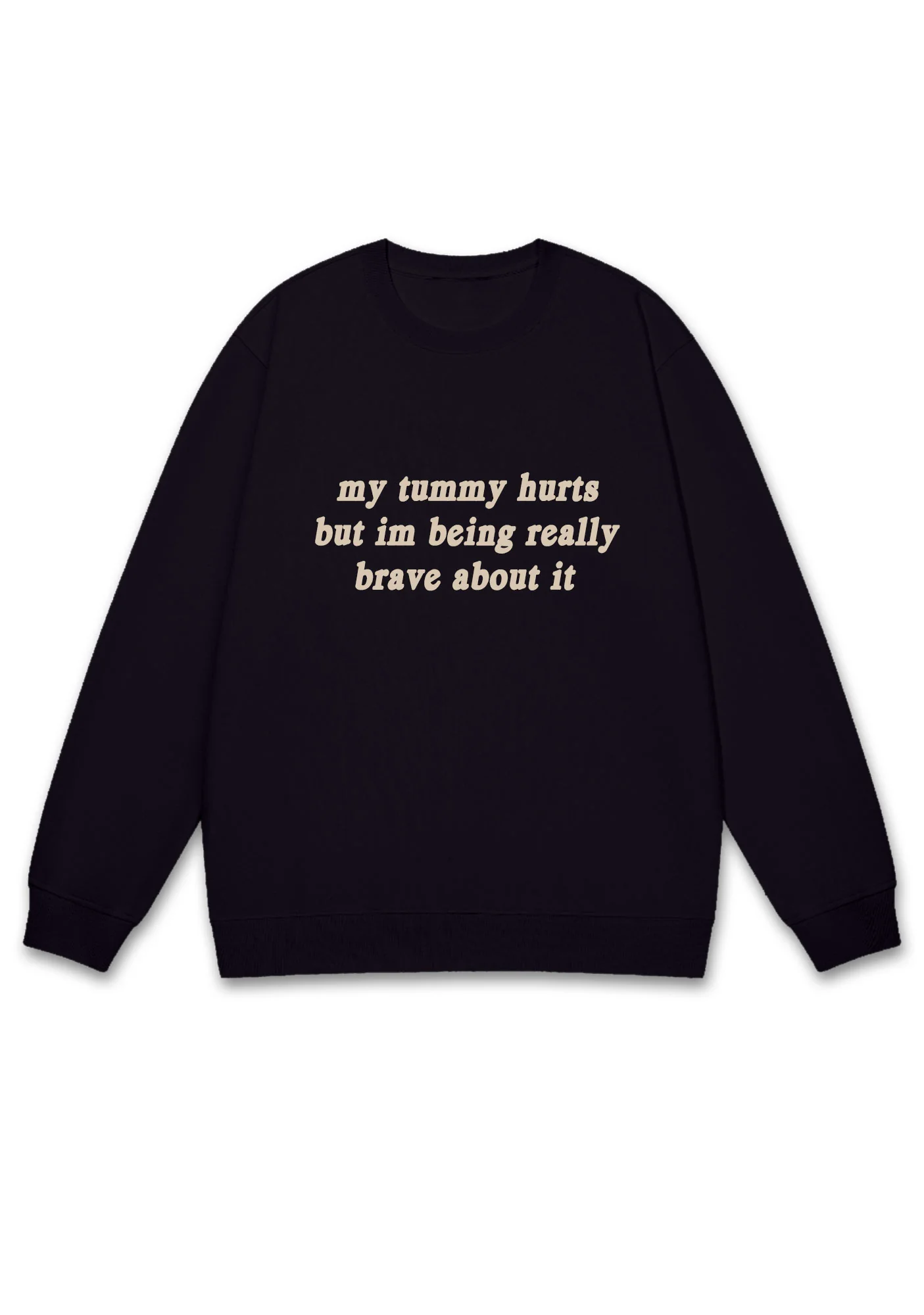Im Being Really Brave About It Y2K Sweatshirt - Image 2