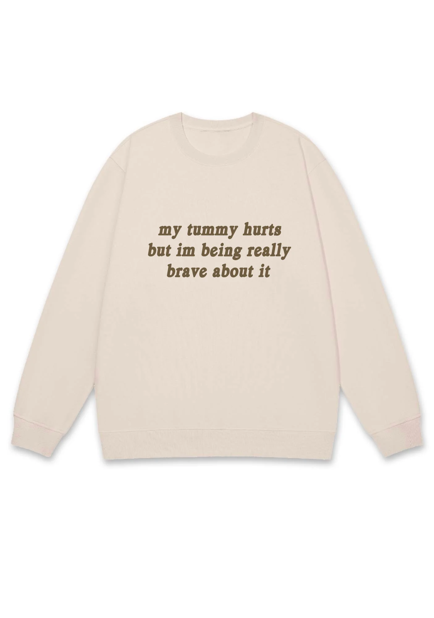 Im Being Really Brave About It Y2K Sweatshirt - Image 4