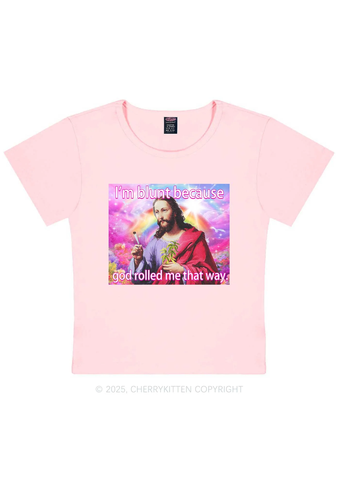 Im Blunt Y2K Baby Tee Cherrykitten - Image 11