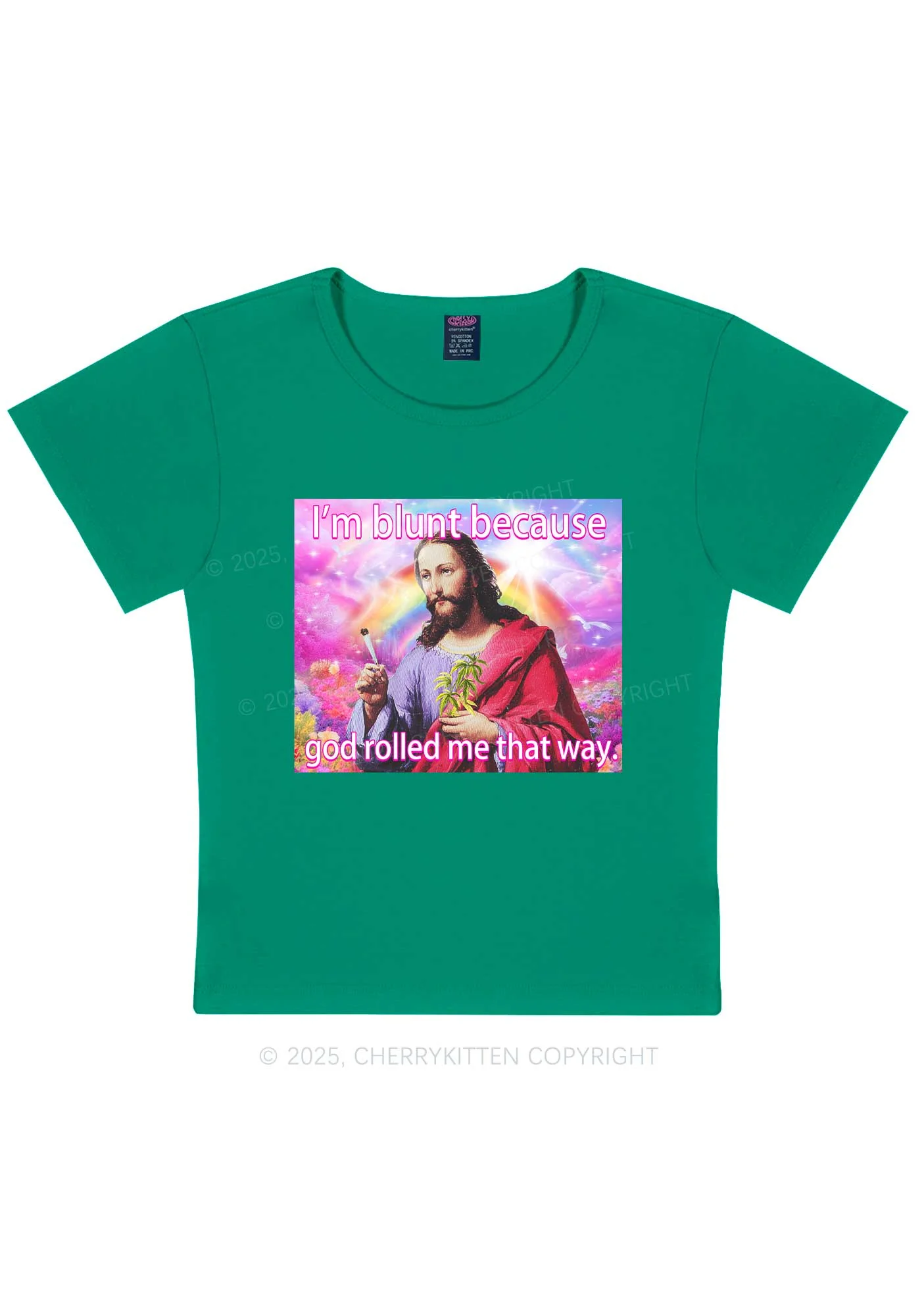 Im Blunt Y2K Baby Tee Cherrykitten - Image 13