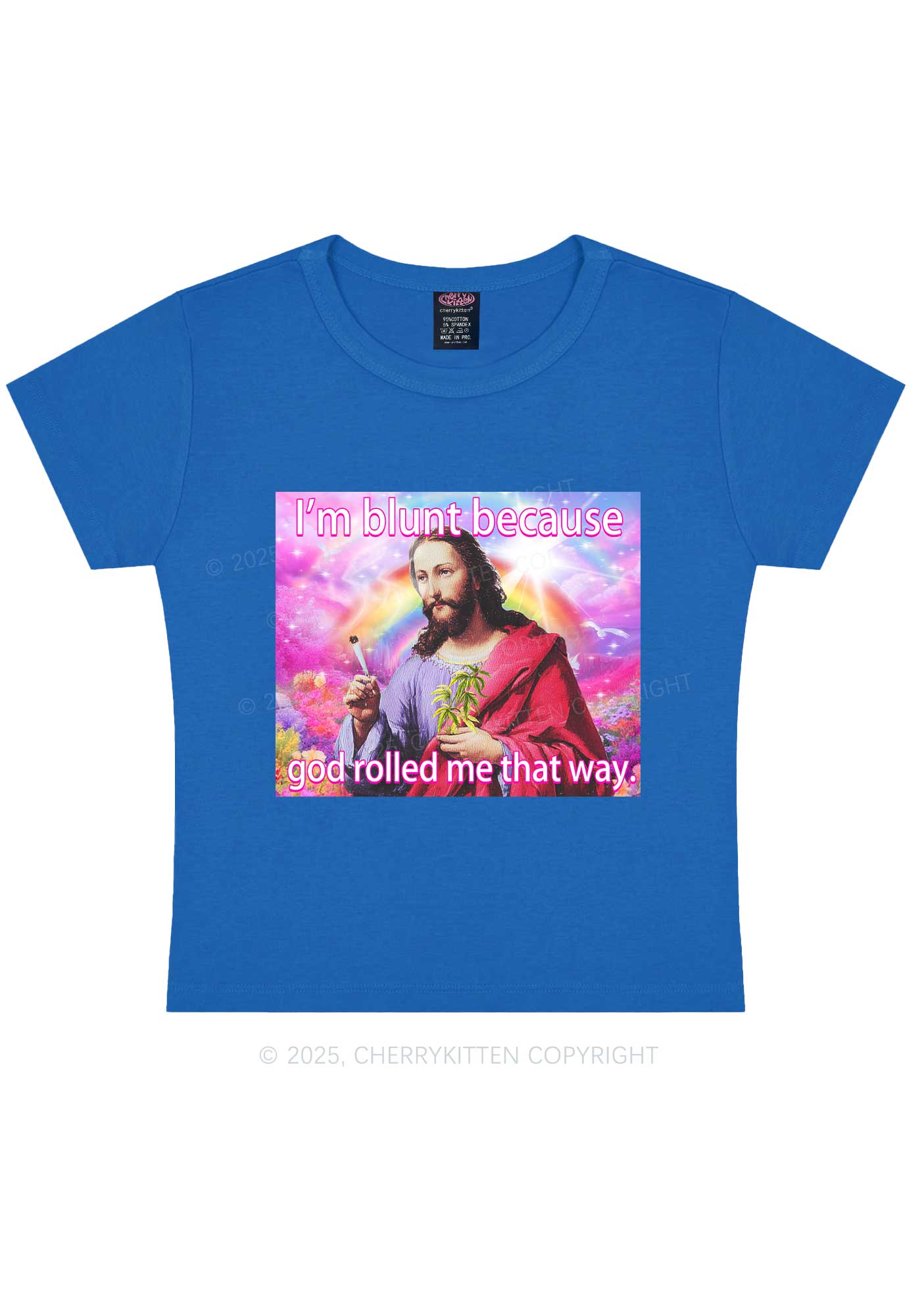 Im Blunt Y2K Baby Tee Cherrykitten - Image 8