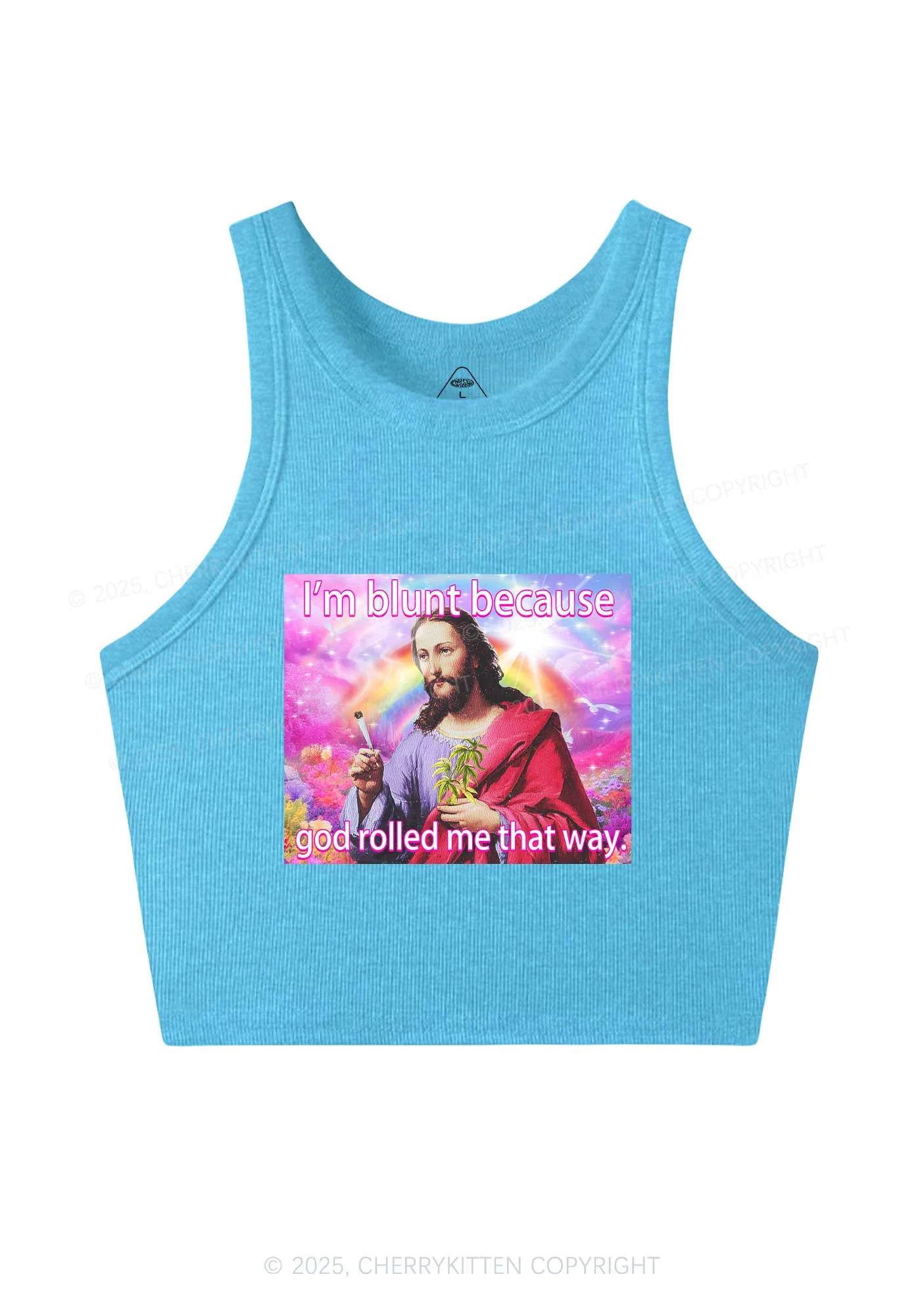 Im Blunt Y2K Crop Tank Top Cherrykitten - Image 5