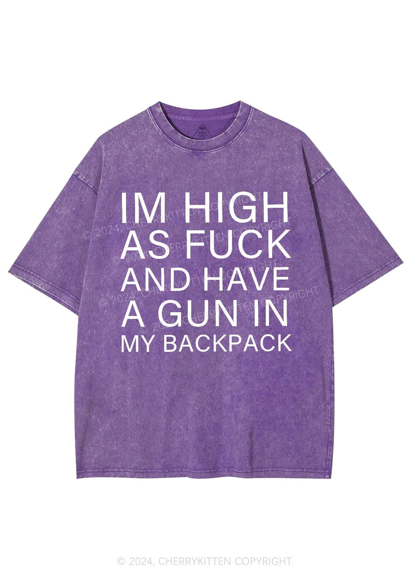 Im High Y2K Washed Tee Cherrykitten - Image 5