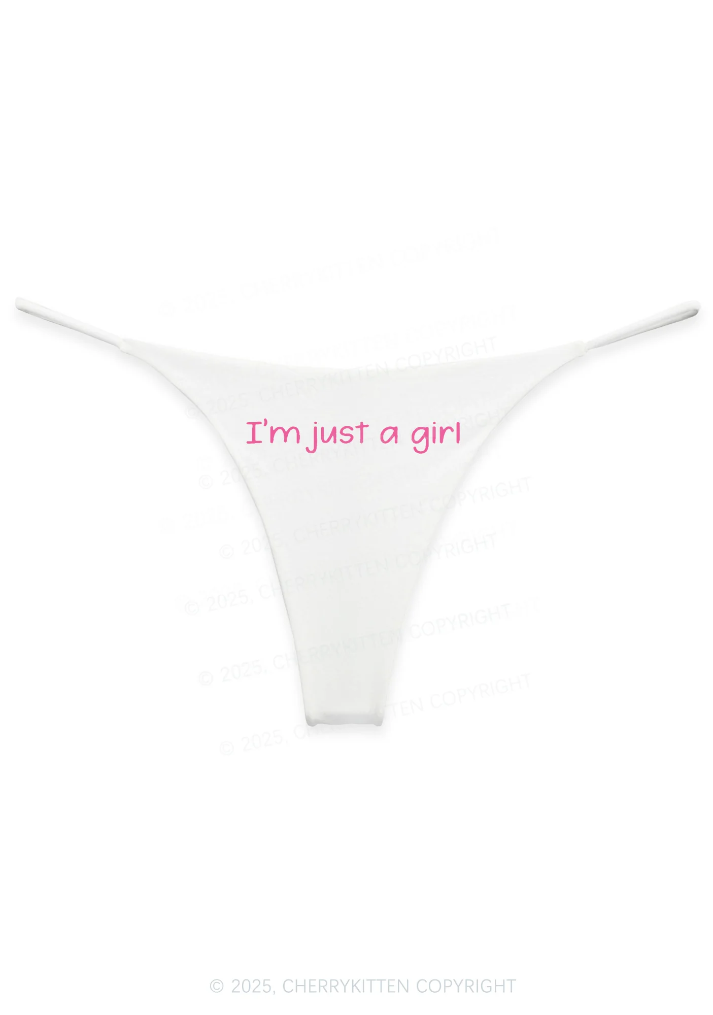Im Just A Girl Y2K Bikini String Thong Cherrykitten - Image 3