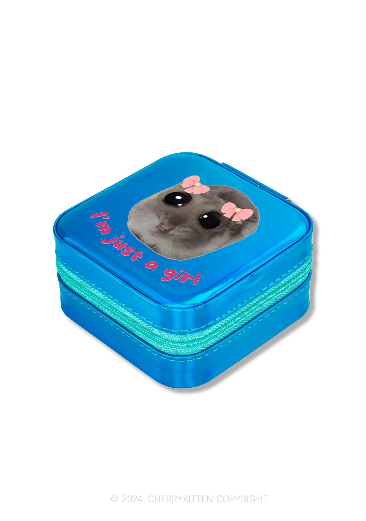 I'm Just A Girl Y2K Portable Jewelry Box Cherrykitten - Image 2