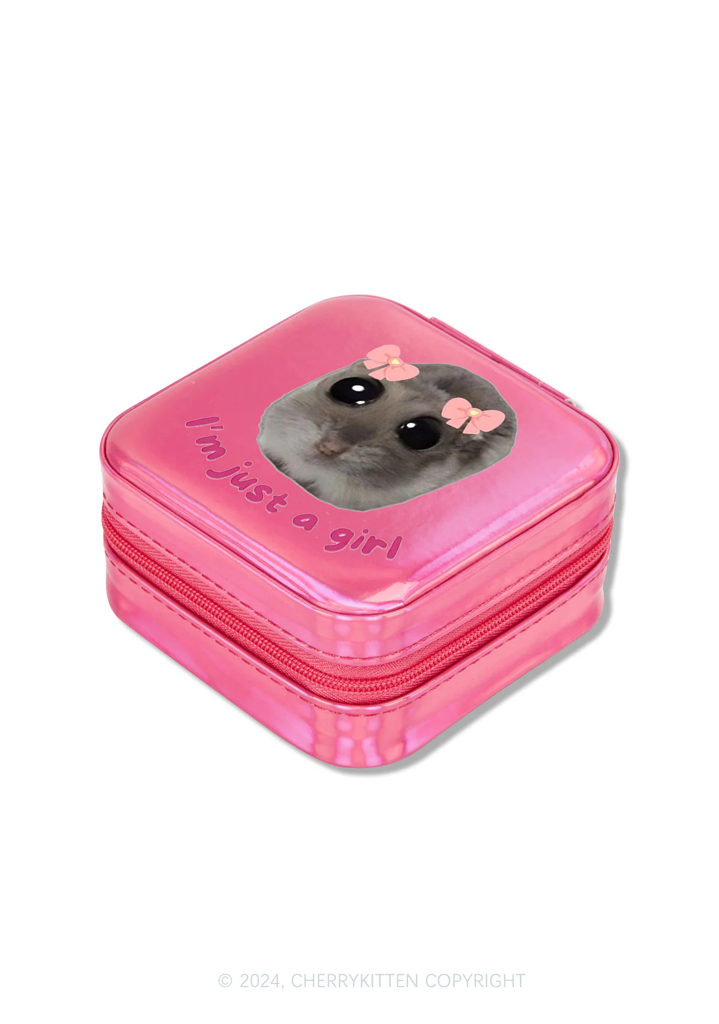 I'm Just A Girl Y2K Portable Jewelry Box Cherrykitten - Image 3