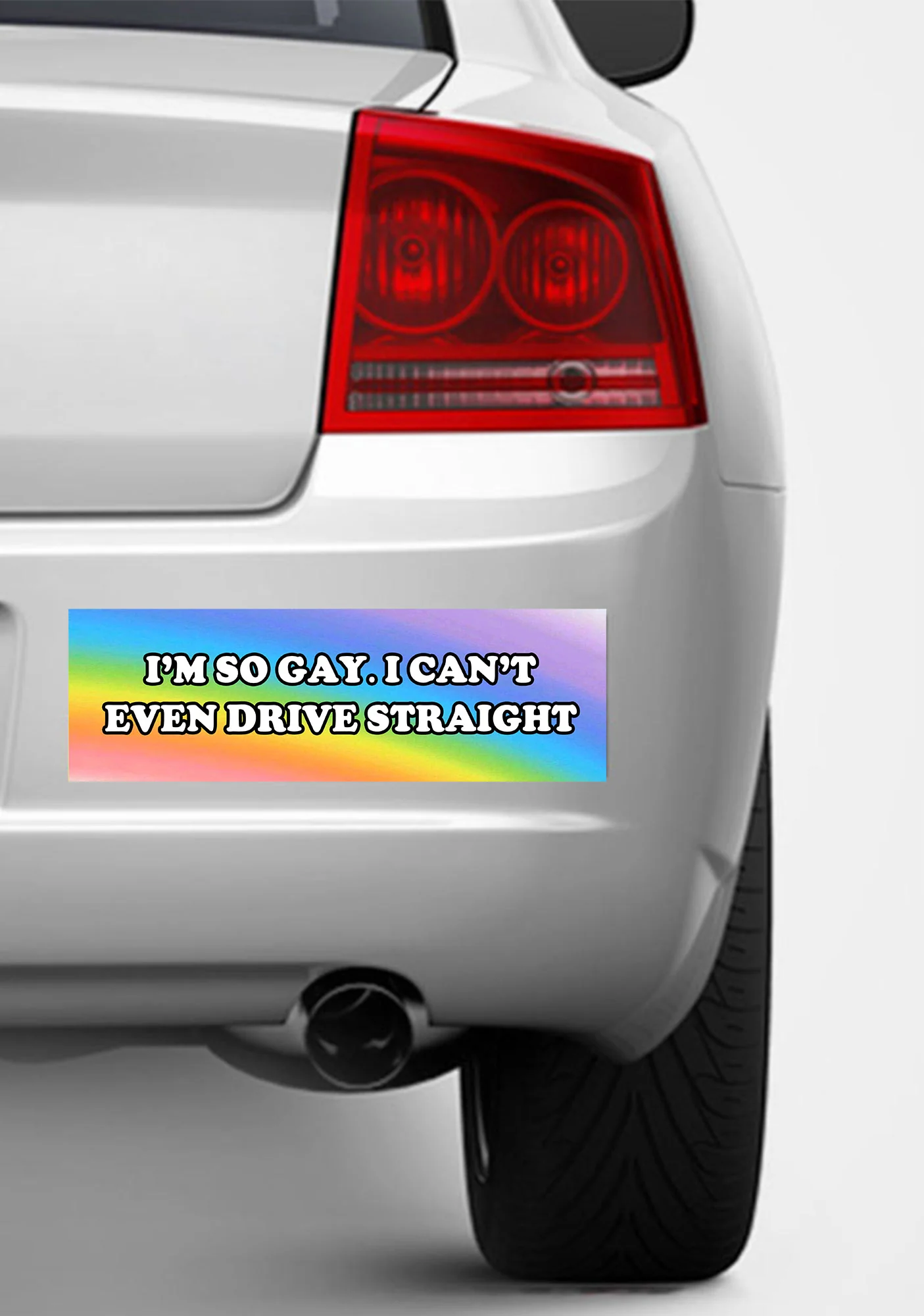 I'm So Gay Y2K Car Bumper Magnet Cherrykitten - Image 2