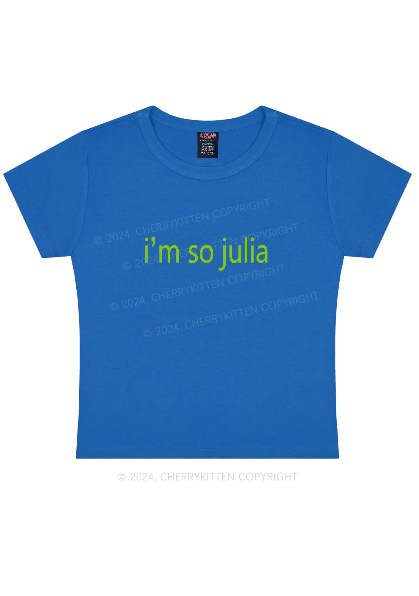 I'm So Julia Y2K Baby Tee Cherrykitten - Image 10