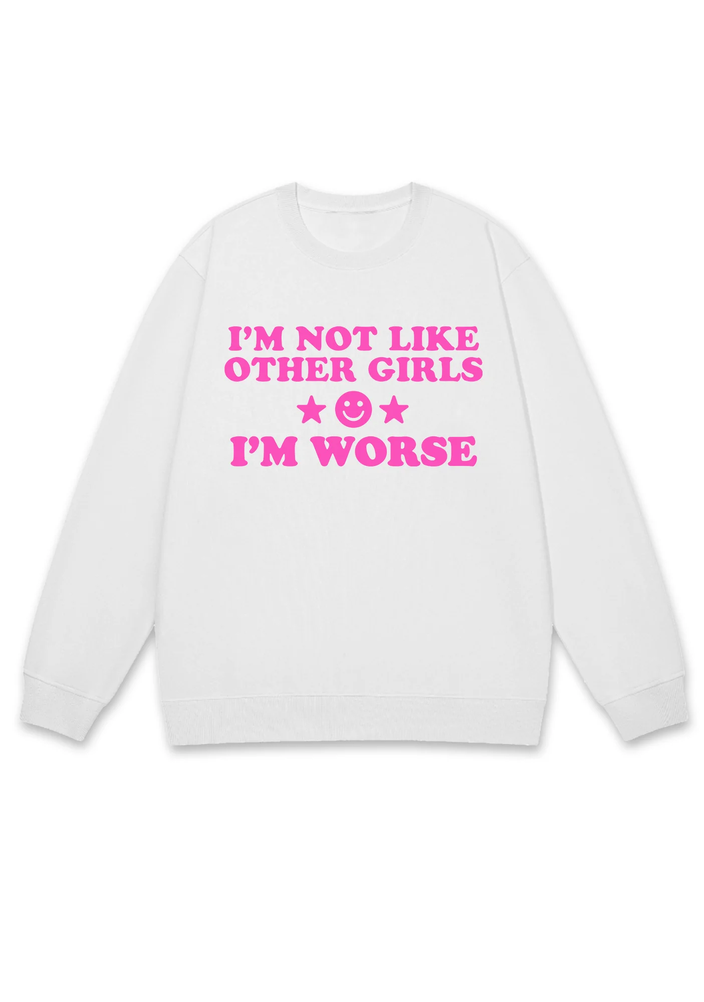 I'm Worse Y2K Sweatshirt - Image 3