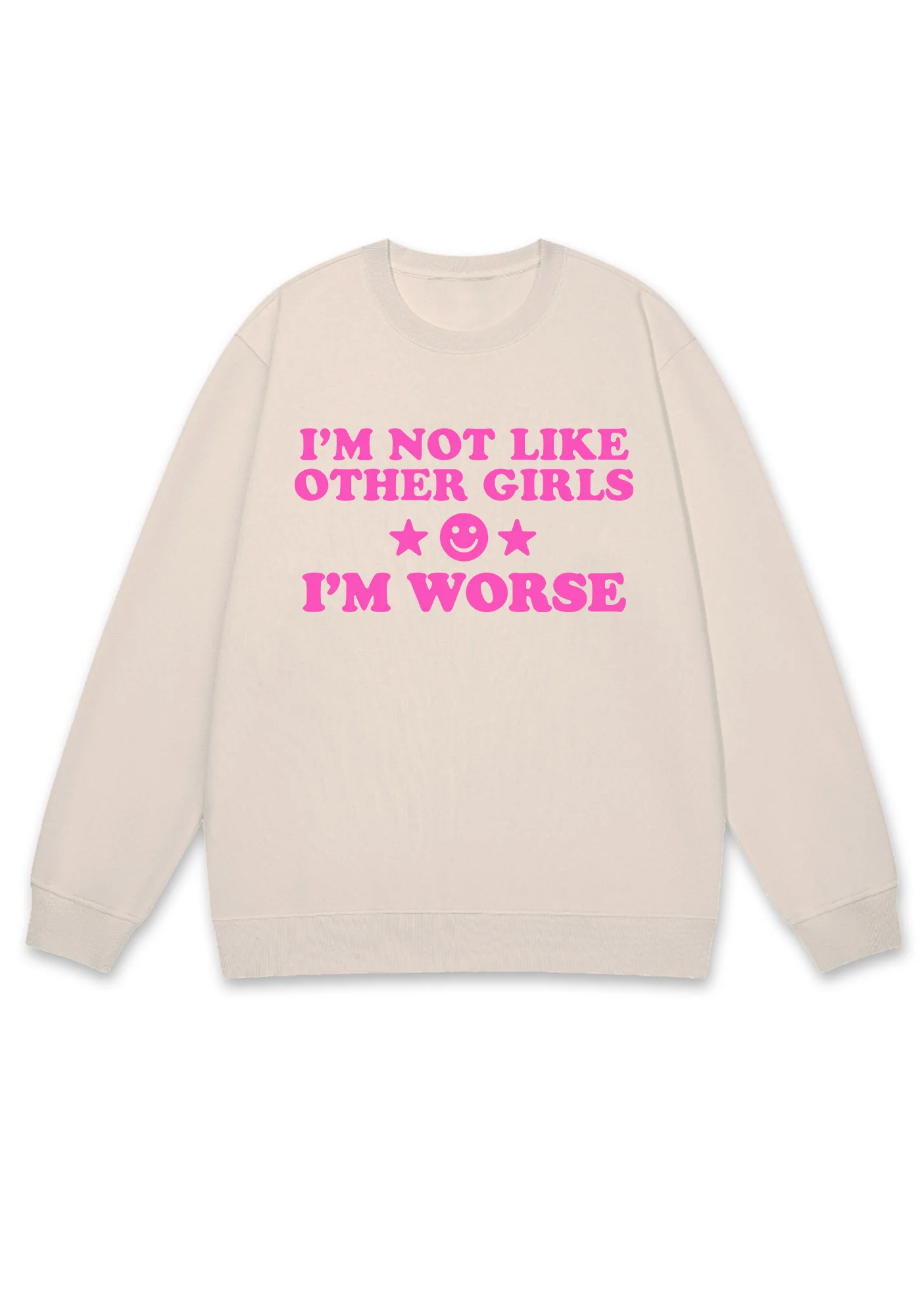 I'm Worse Y2K Sweatshirt - Image 4