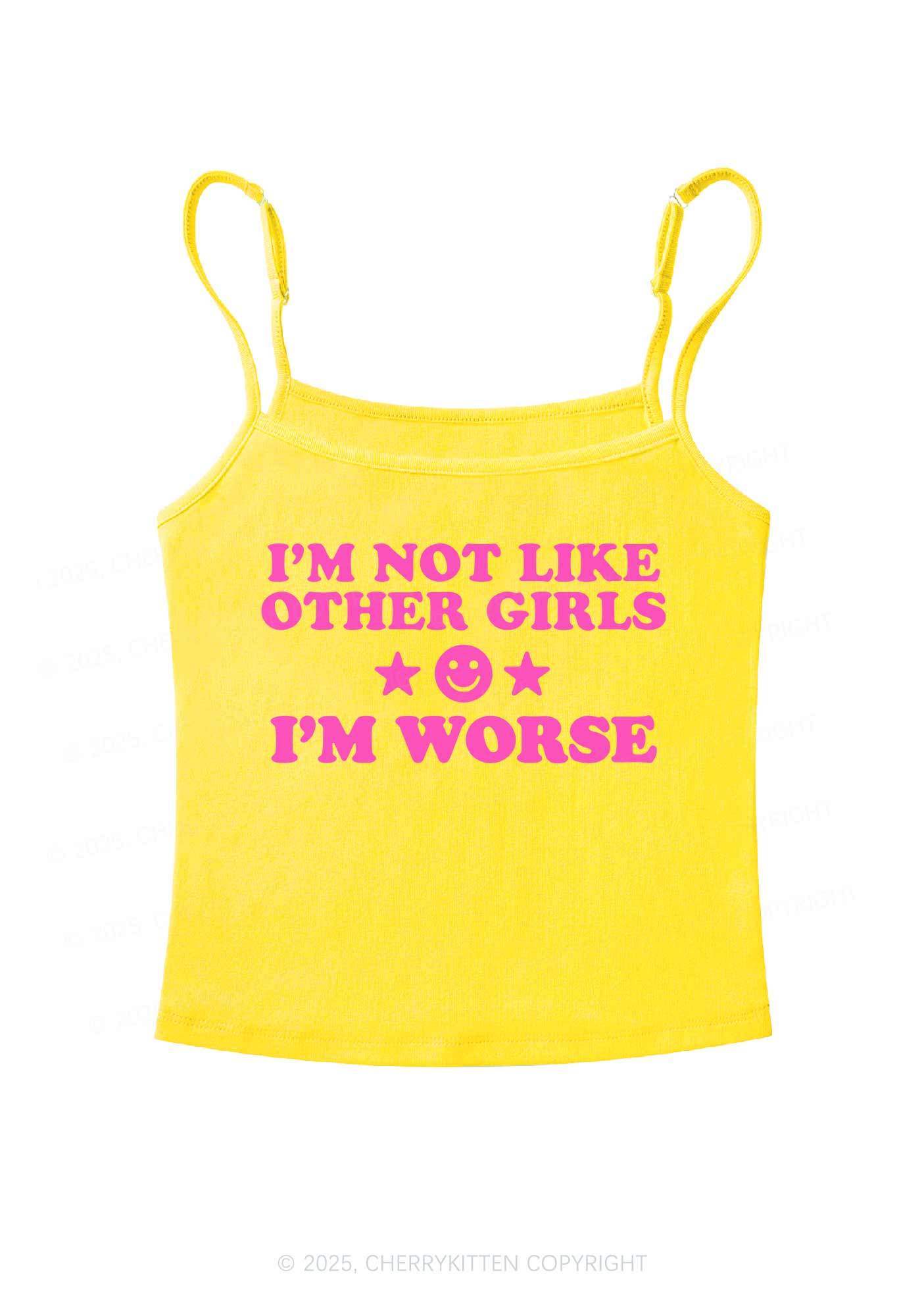 Im Worse Y2K Spaghetti Strap Cami Cherrykitten - Image 5