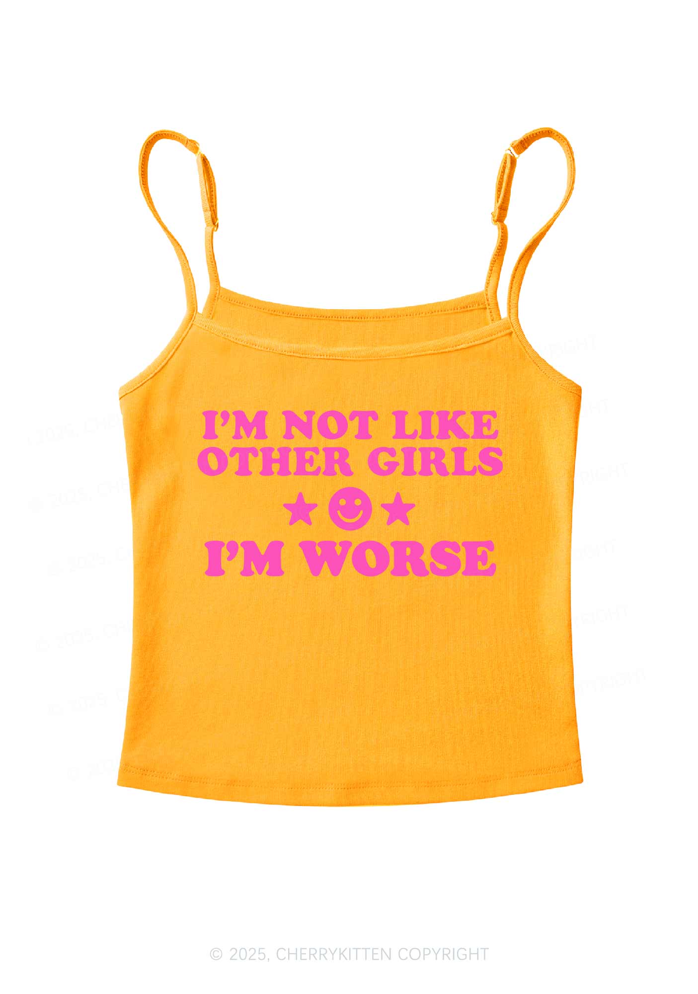 Im Worse Y2K Spaghetti Strap Cami Cherrykitten - Image 7