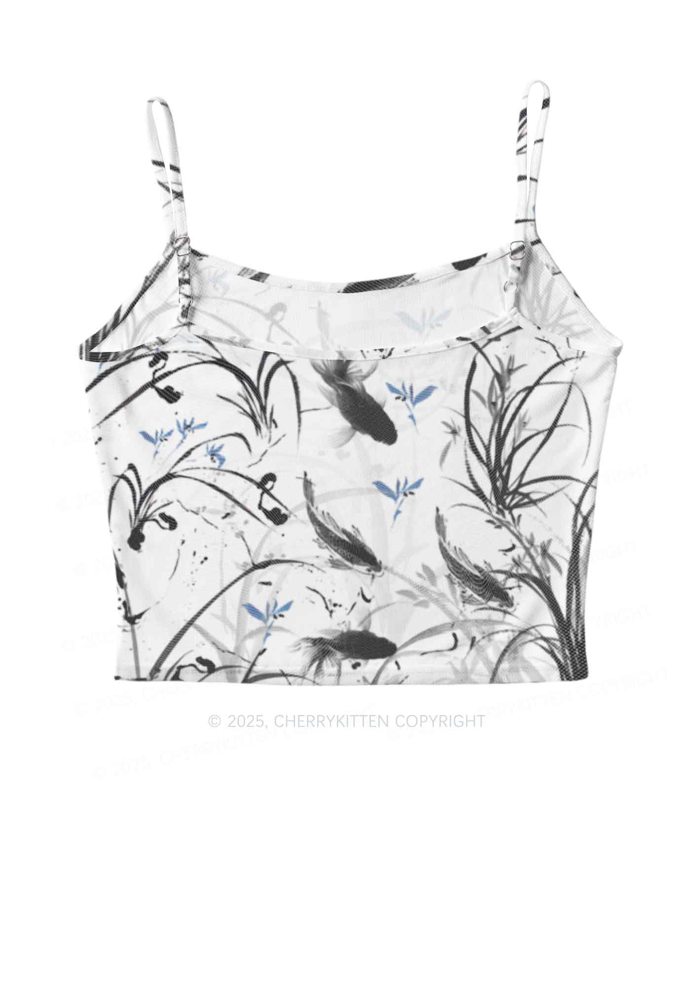 Ink Carp Y2K Mesh Cami Tank Cherrykitten - Image 3