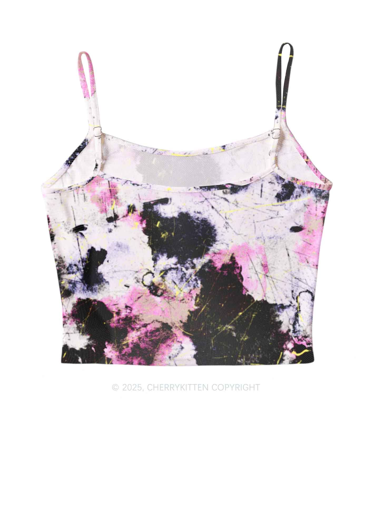 Ink Graffiti Y2K Mesh Cami Tank Cherrykitten - Image 3