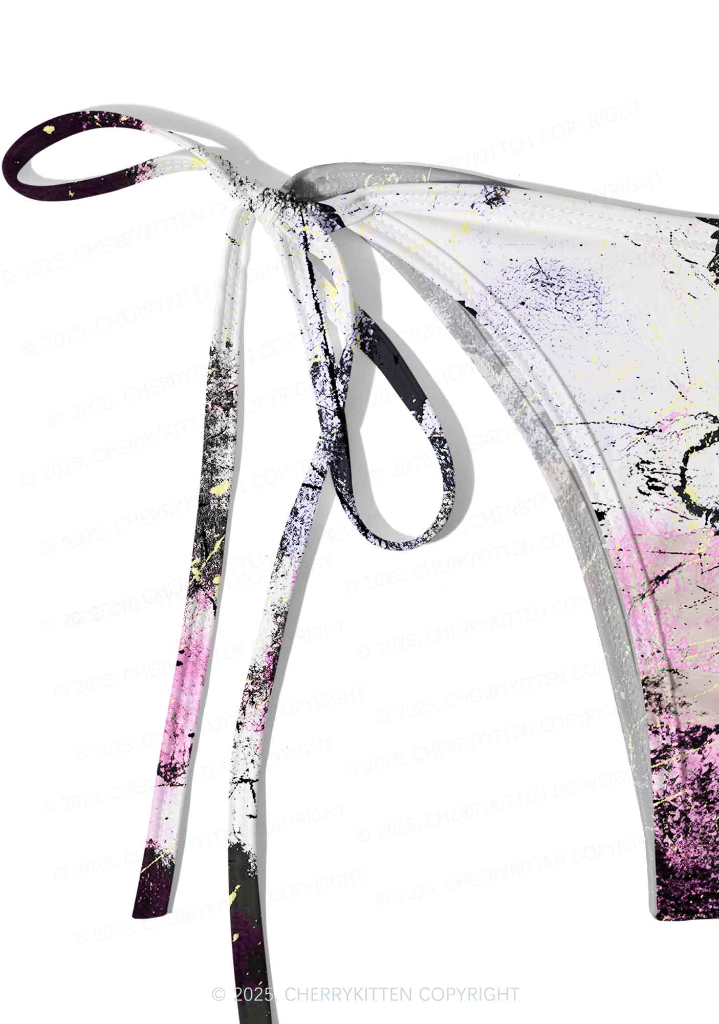 Ink Graffiti Y2K Print Bikini Set Cherrykitten - Image 4