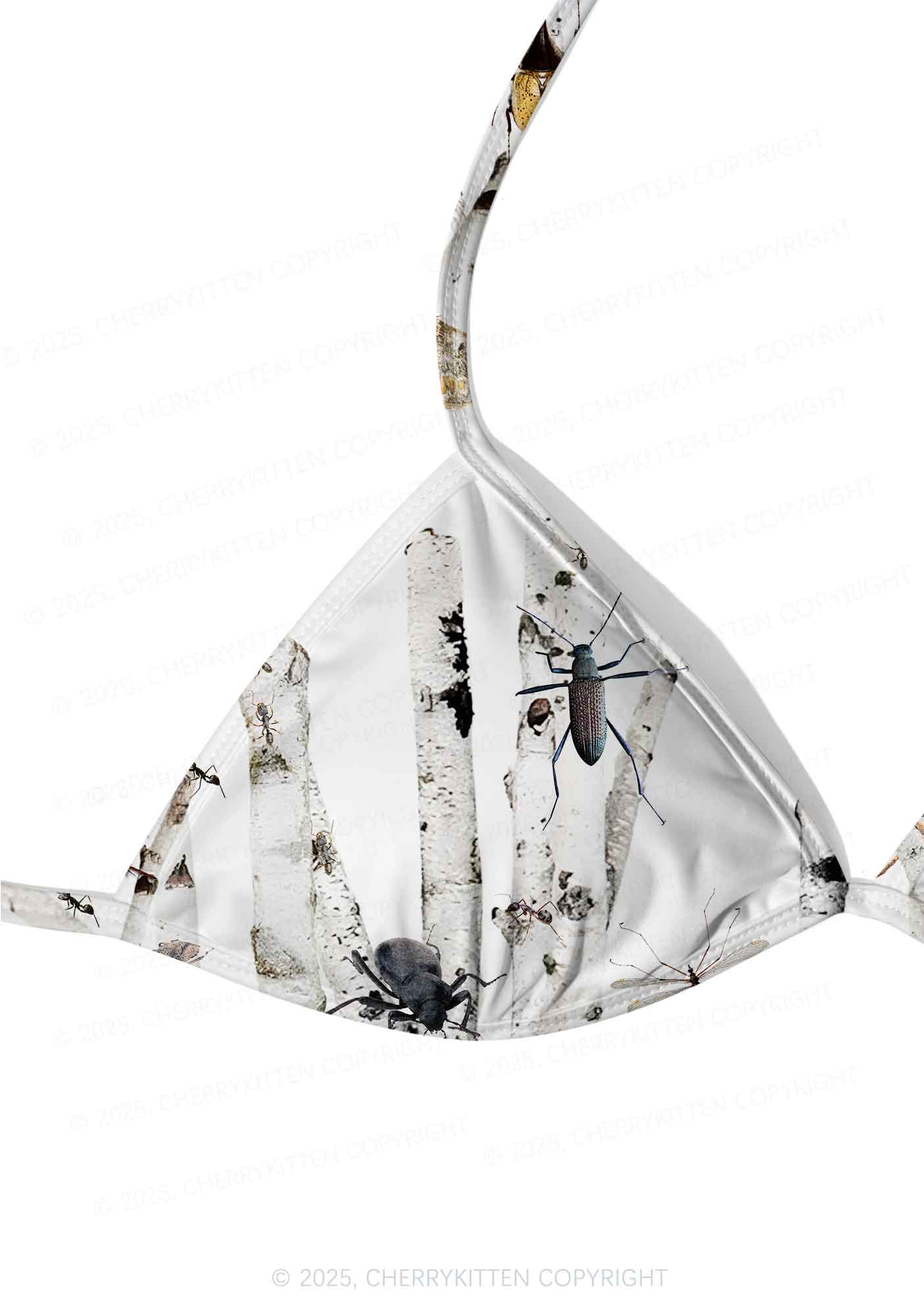 Insects On Birch Y2K Print Bikini Set Cherrykitten - Image 4