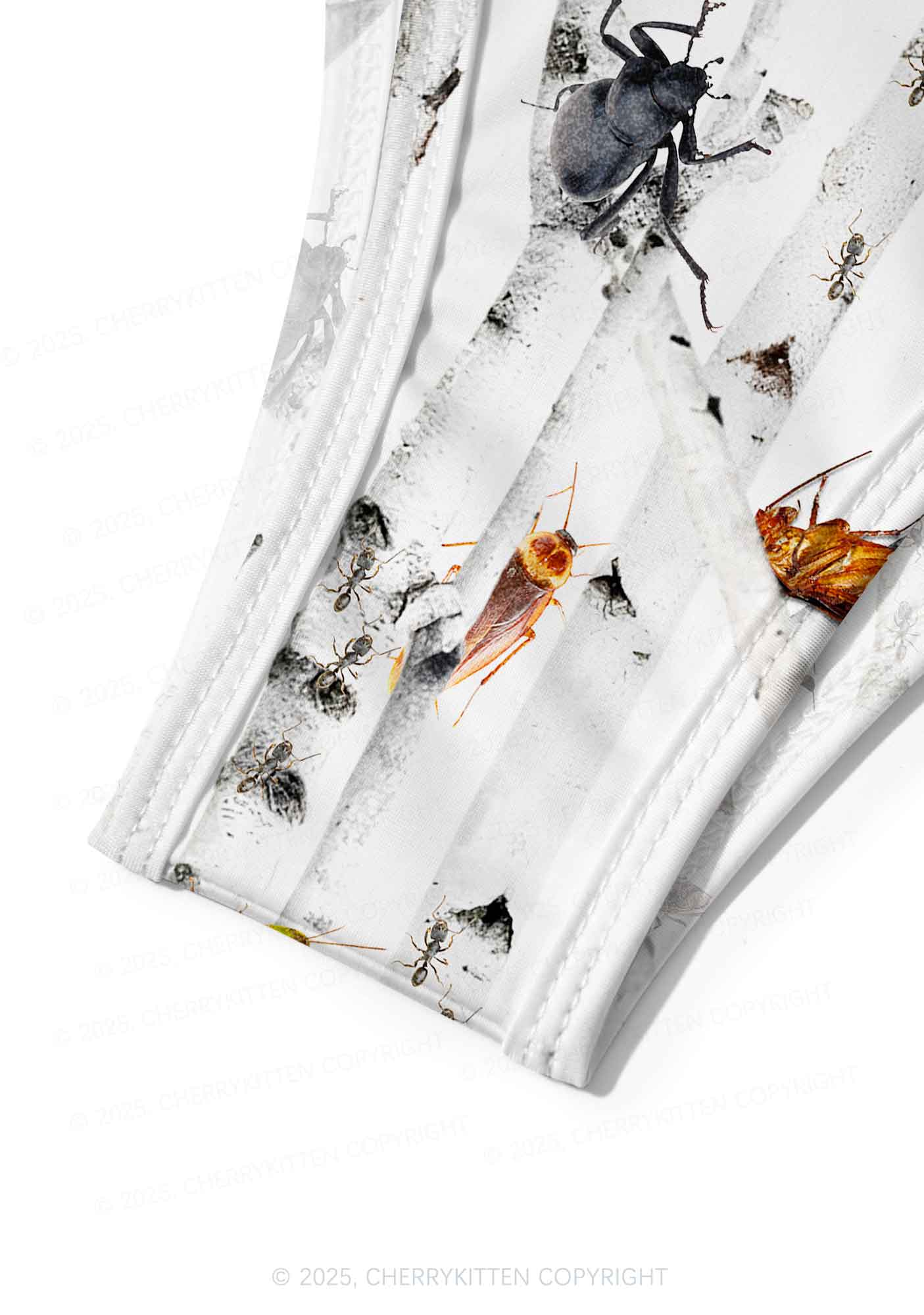 Insects On Birch Y2K Print Bikini Set Cherrykitten - Image 6